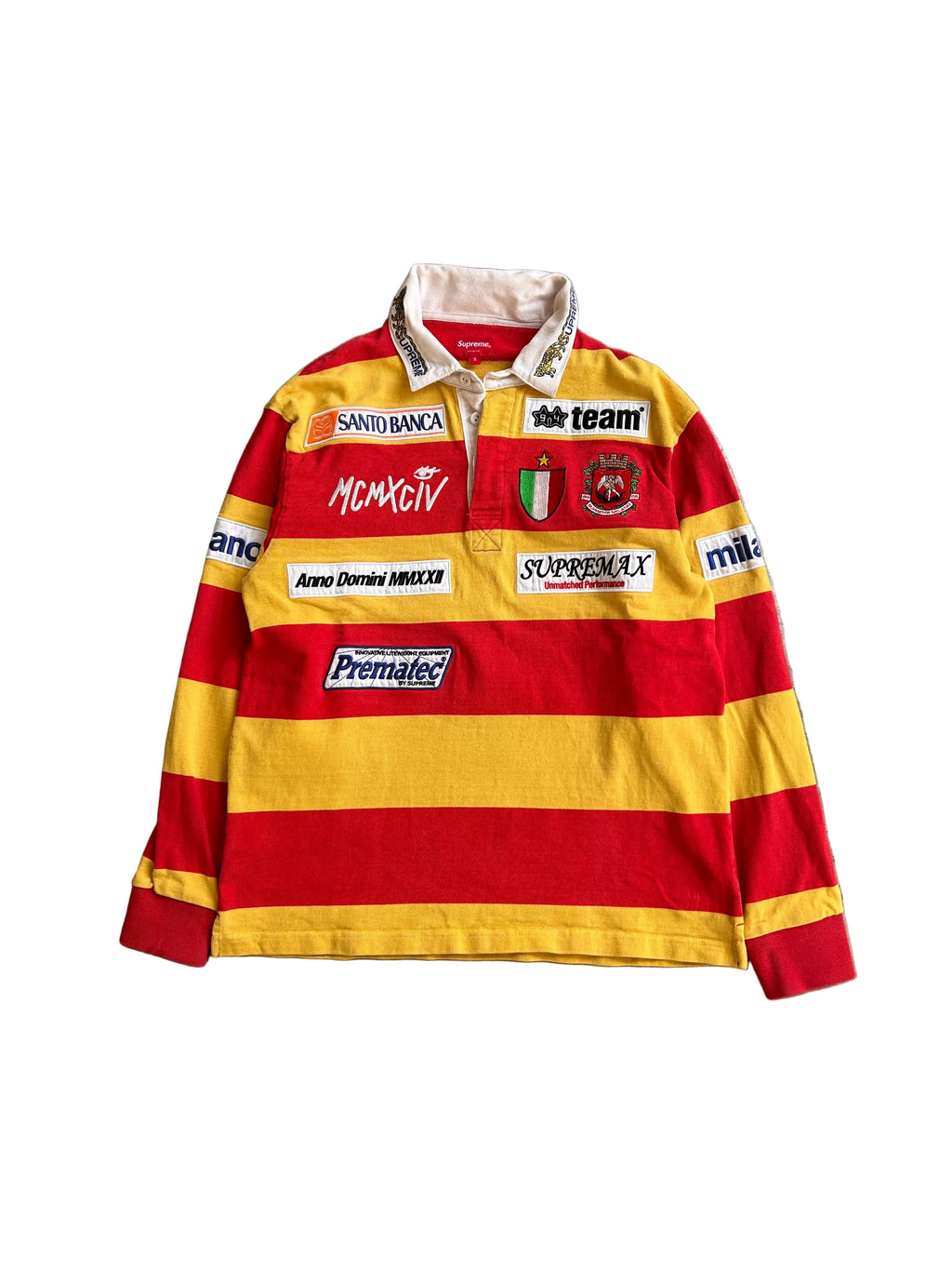 SUPREME STRIPE RUGBY POLO (S)
