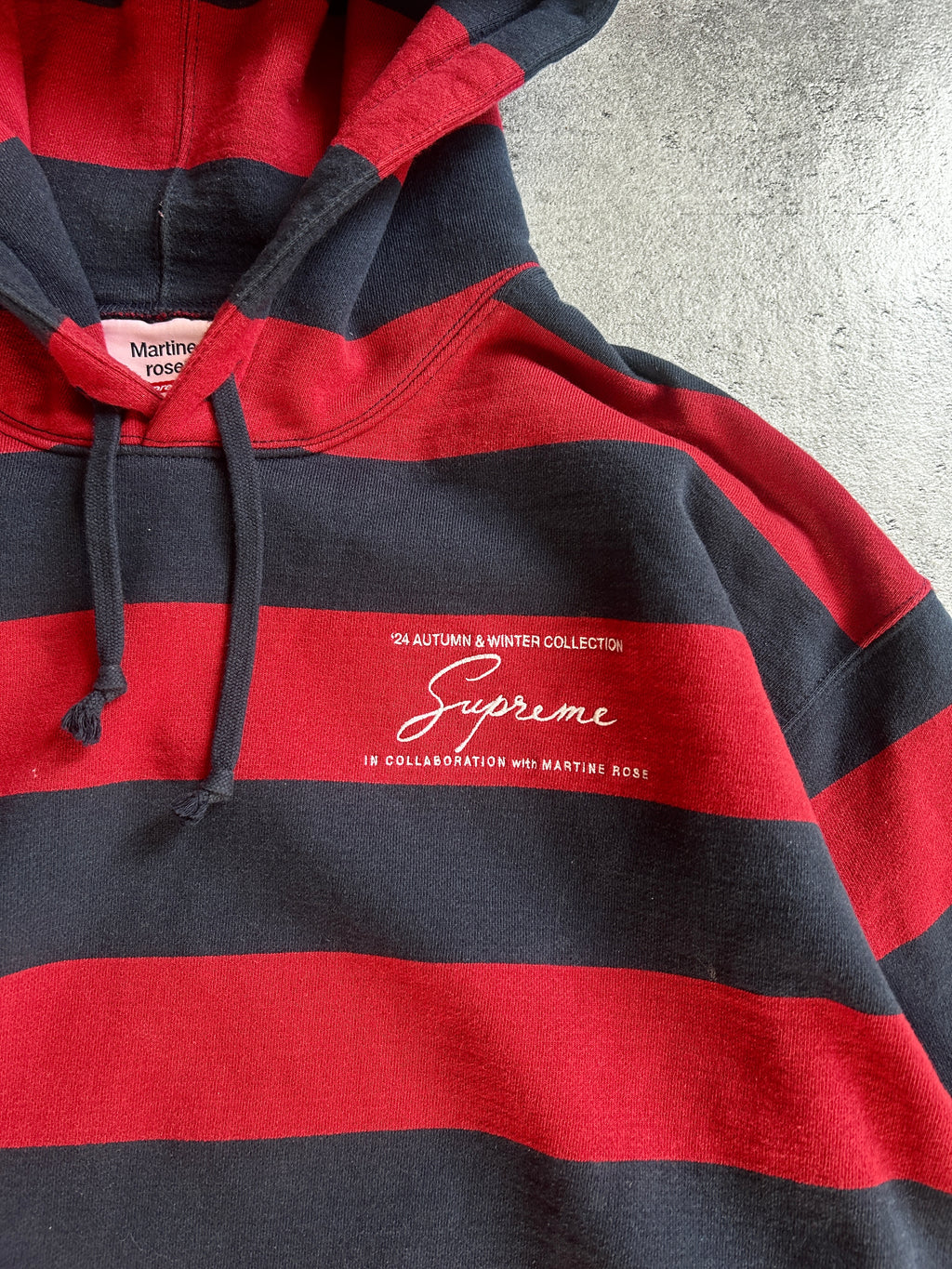 SUPREME X MARTINE ROSE HOODIE (L)