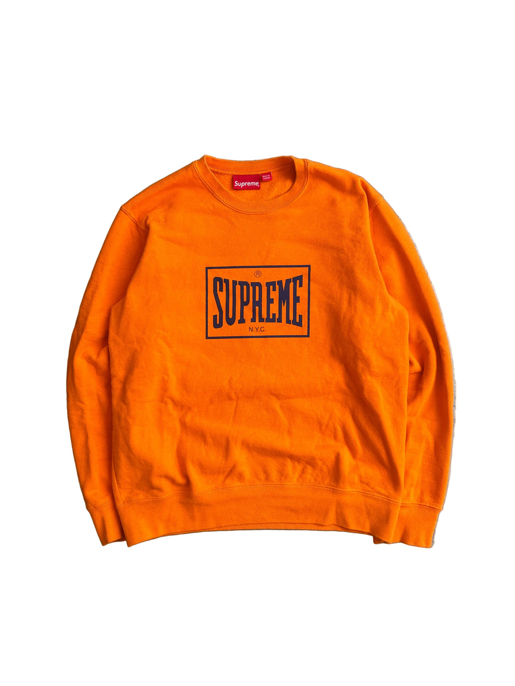 SUPREME WARM UP CREWNECK (M)