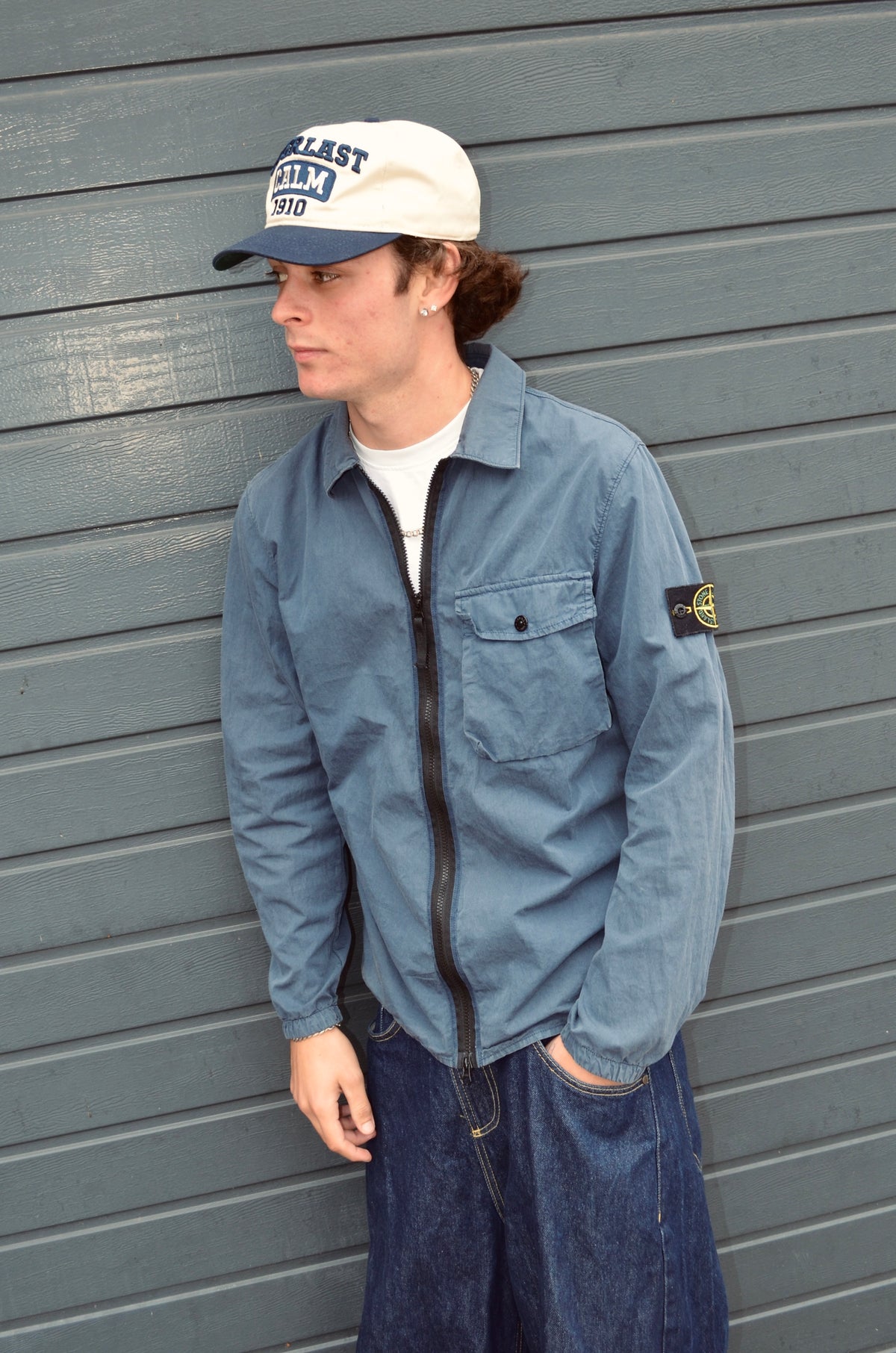 STONE ISLAND OVERSHIRT (M)