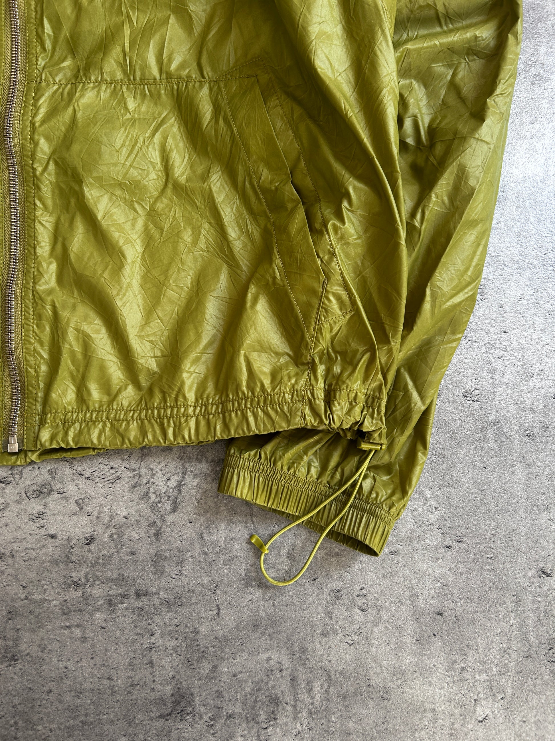 STÜSSY WRINKLED BEACH SHELL JACKET (L)