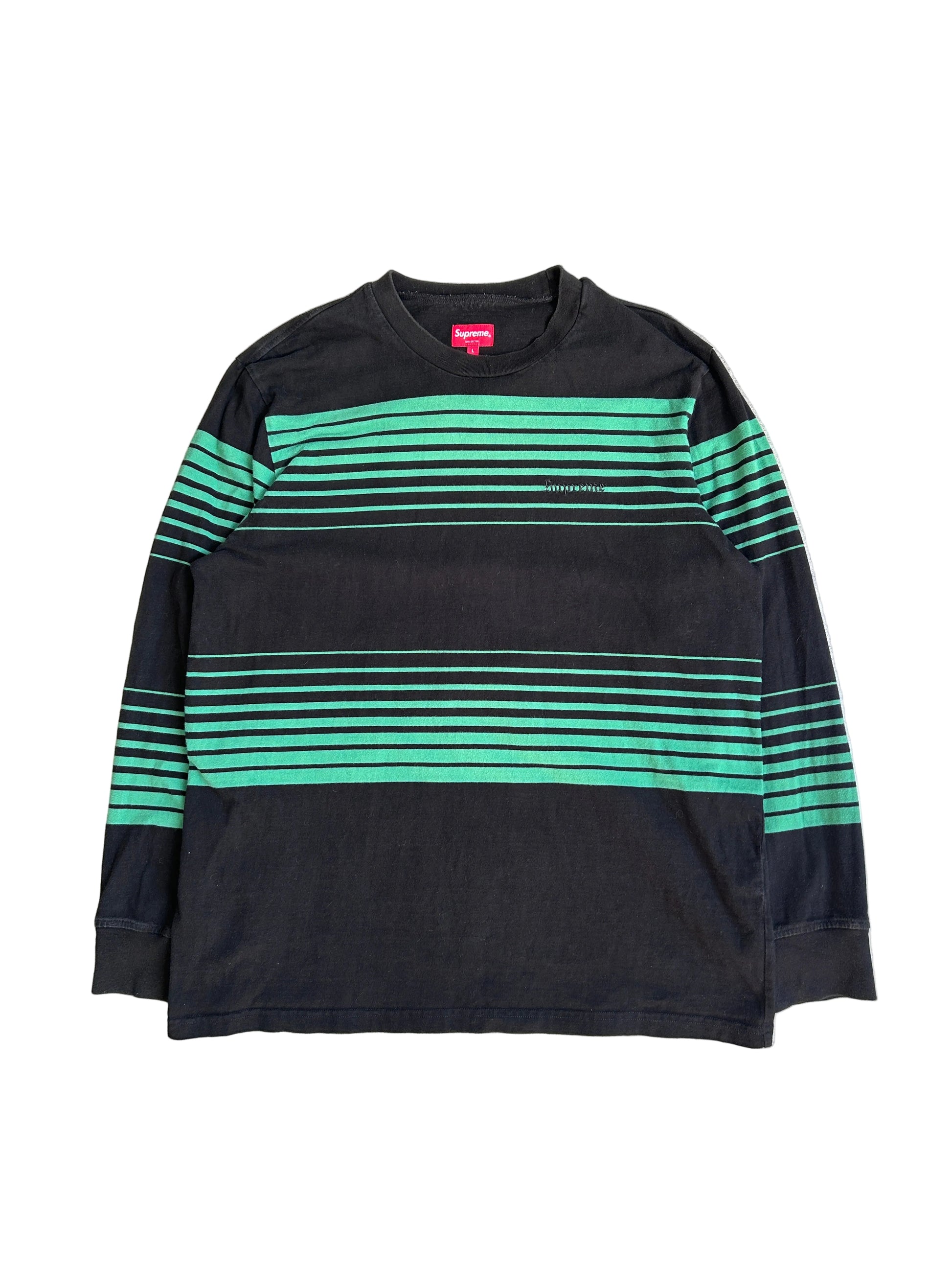 SUPREME FADE STRIPE LONGSLEEVE (L)
