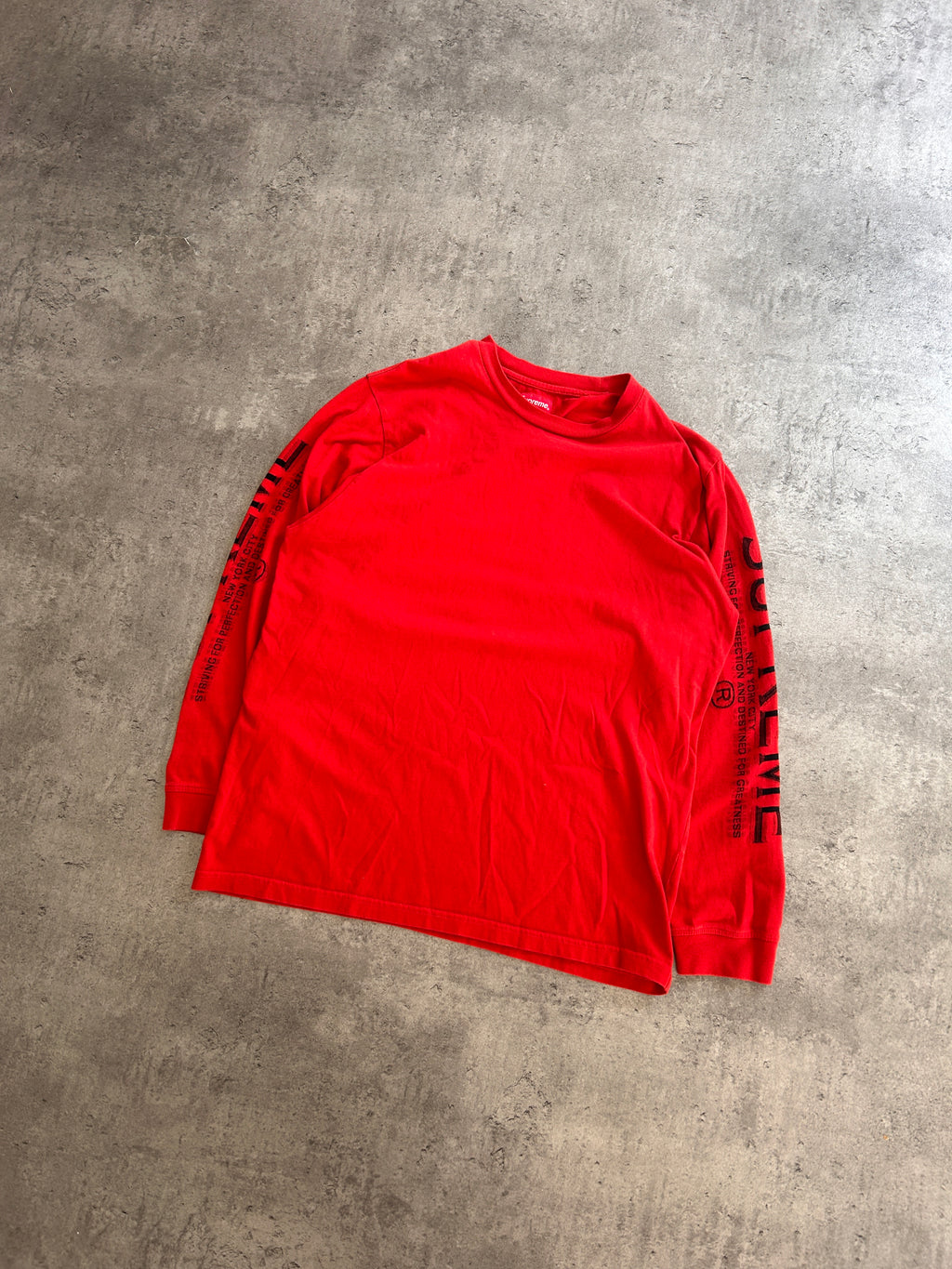 SUPREME INTARSIA LONGSLEEVE (S)