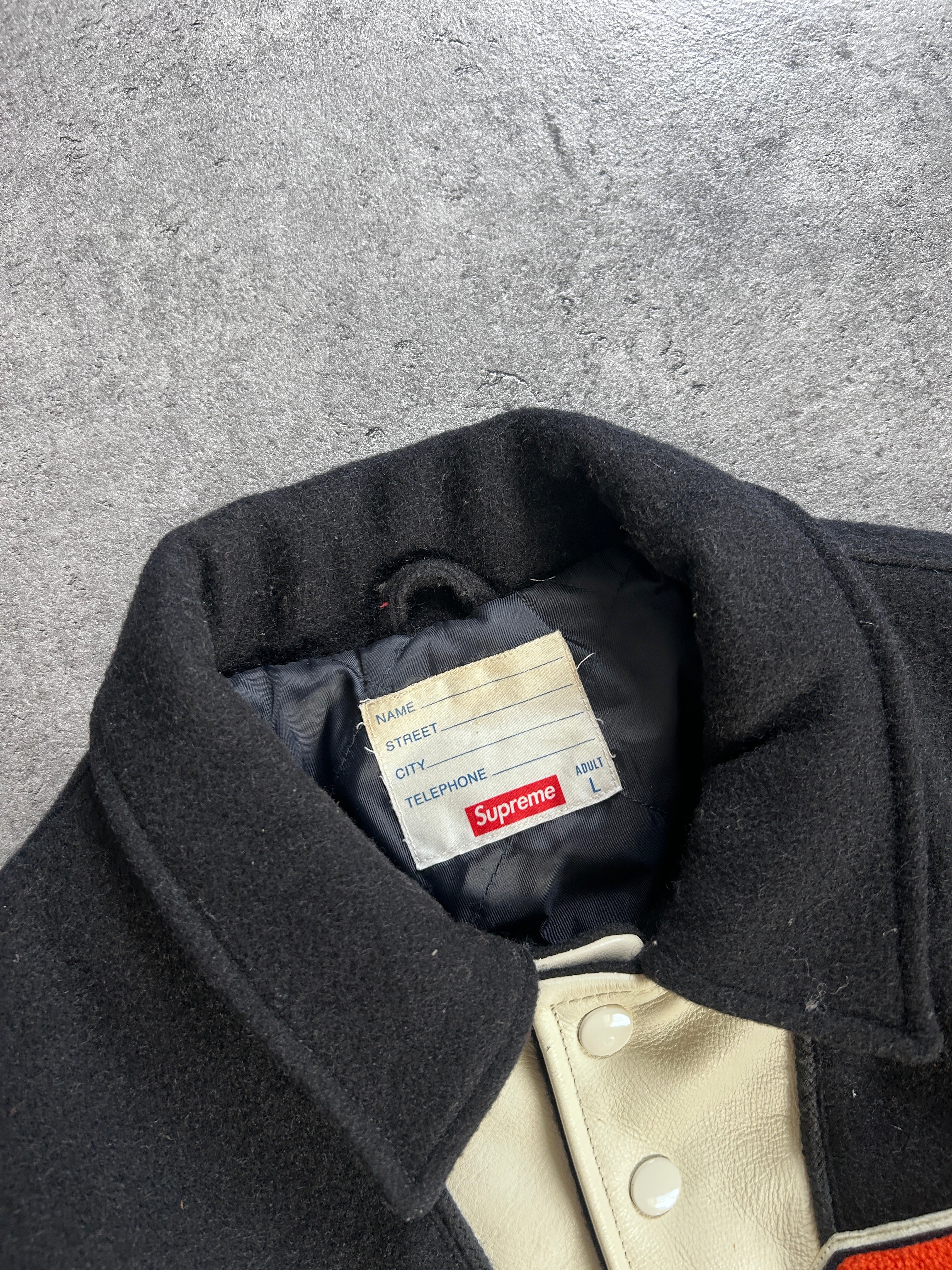 SUPREME CAPTAIN VARSITY JACKET FW13 (M) – Kicksweep