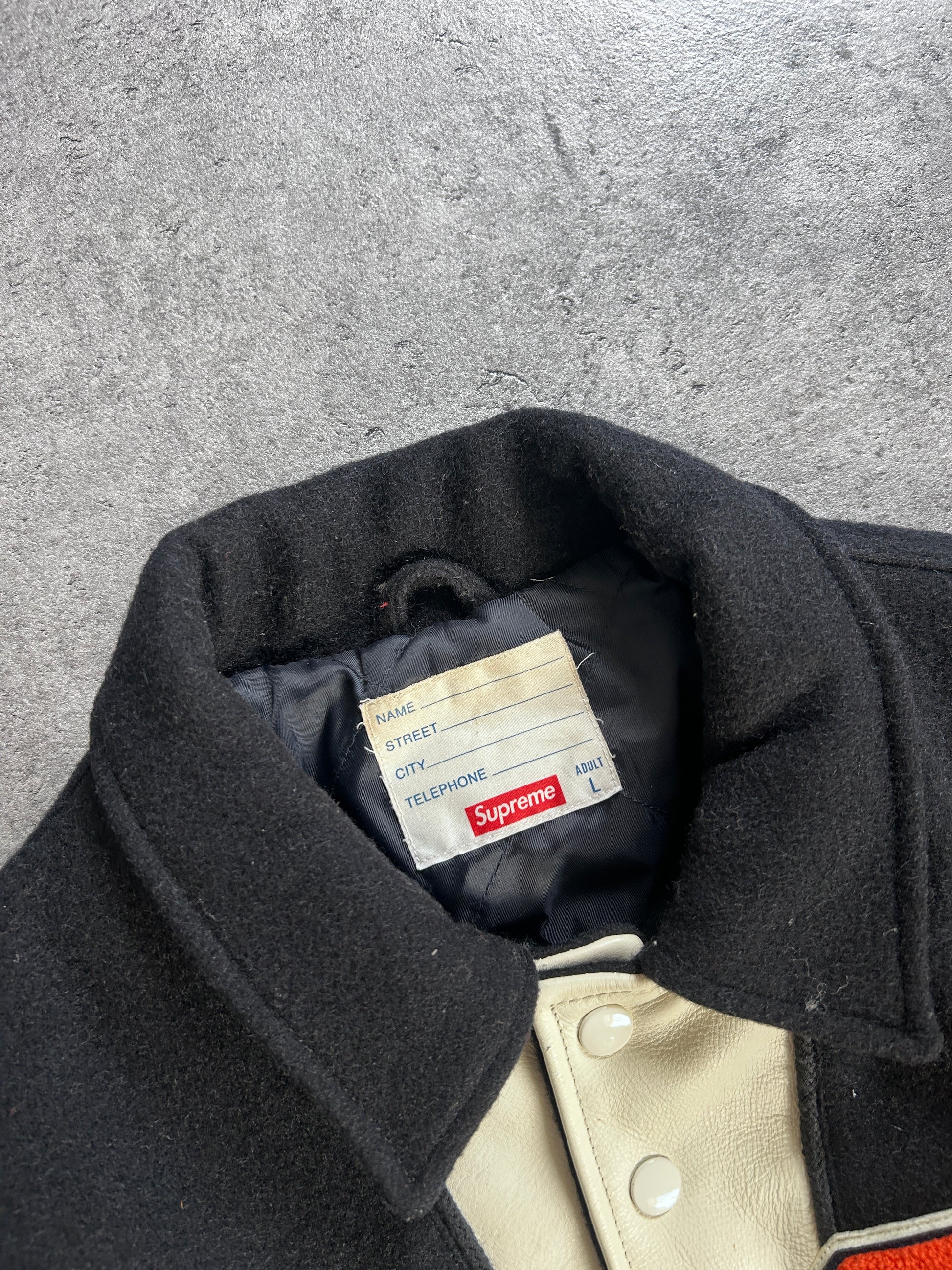 SUPREME CAPTAIN VARSITY JACKET FW13 (M)
