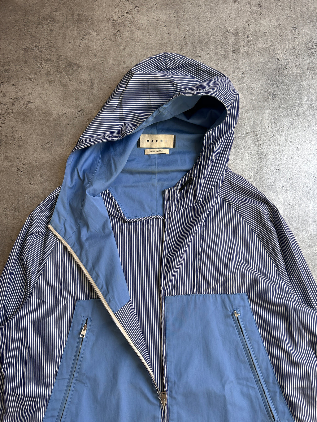 MARNI STRIPE WINDBREAKER (L)