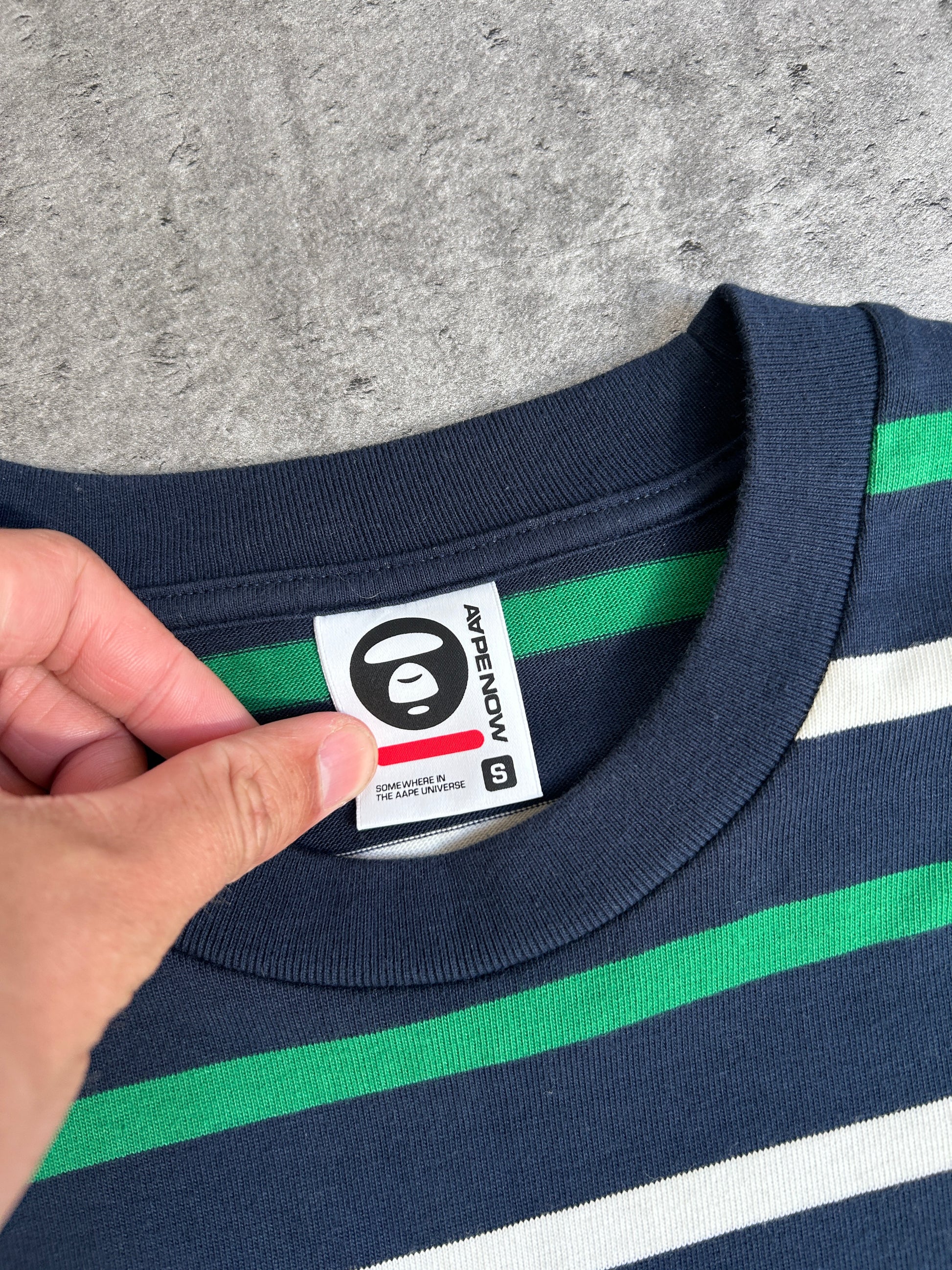 AAPE STRIPE LONGSLEEVE (S)