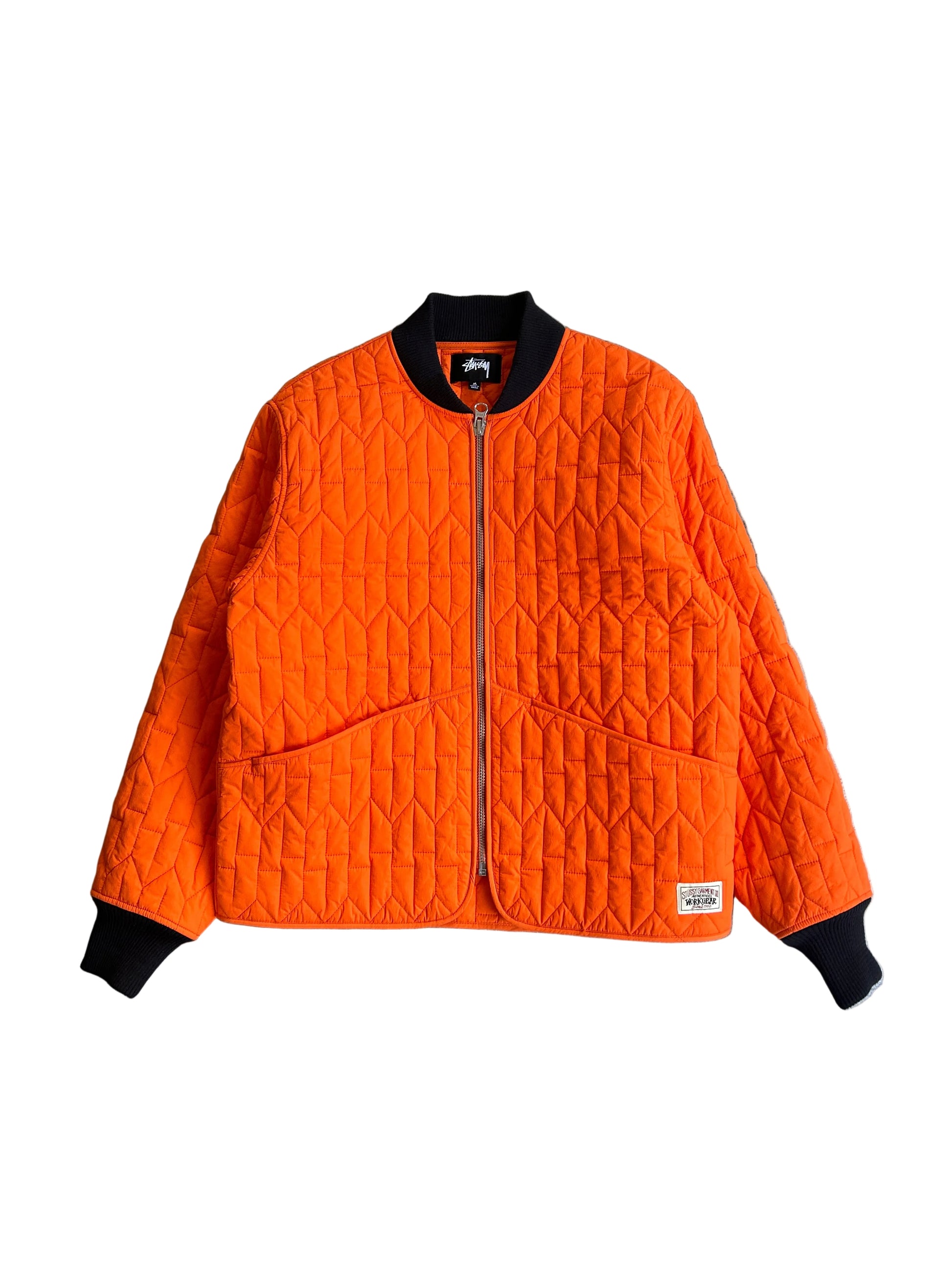STUSSY S QUILTED LINER JACKET (M)