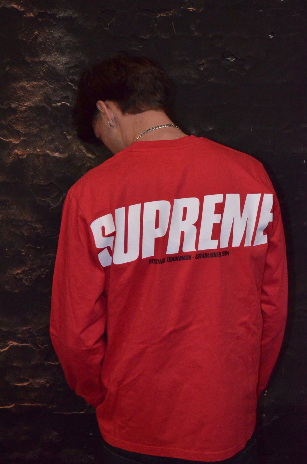 SUPREME TRADEMARK LONGSLEEVE (M)