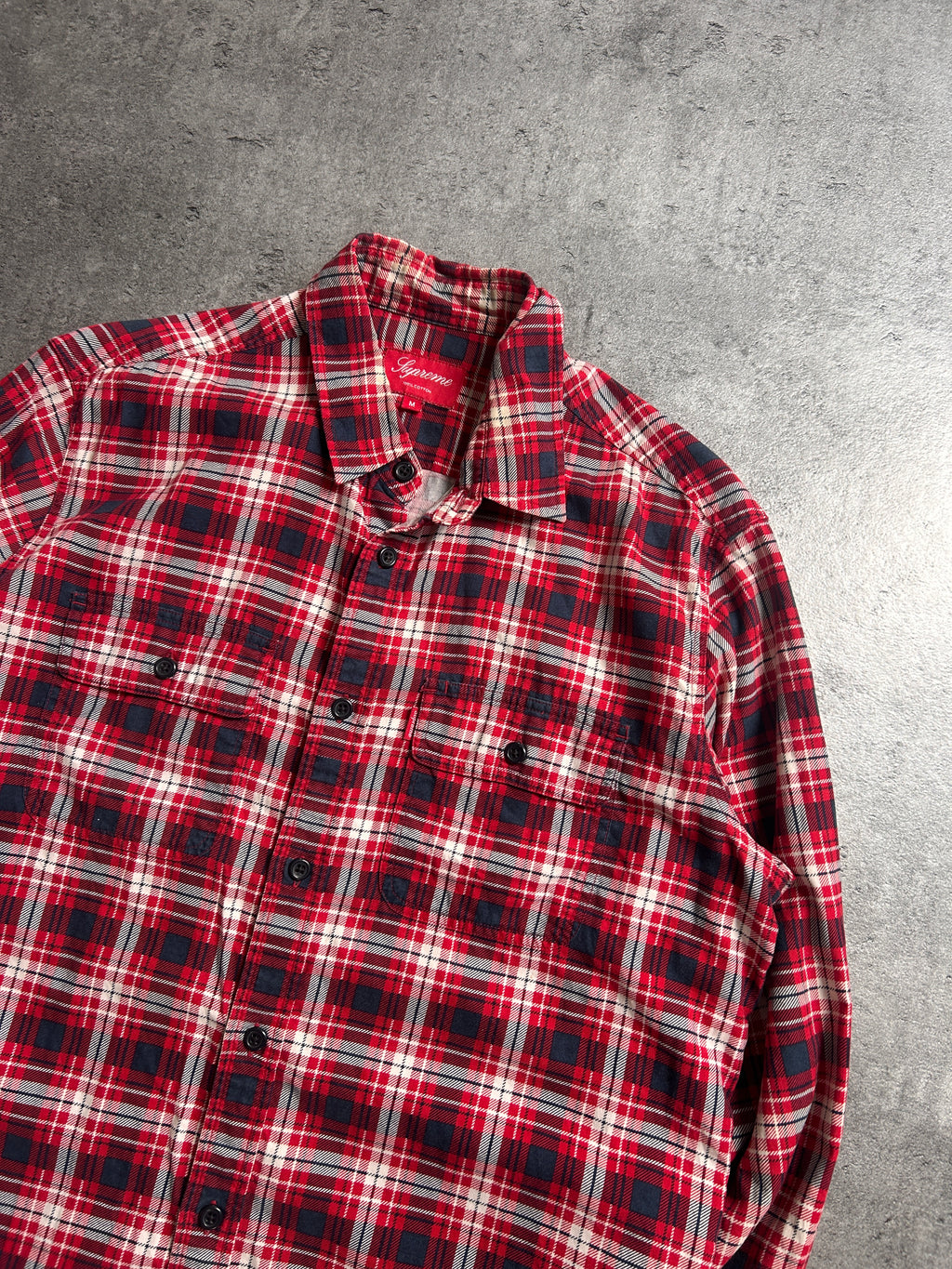SUPREME PRINTED PLAID FLANNEL (M)