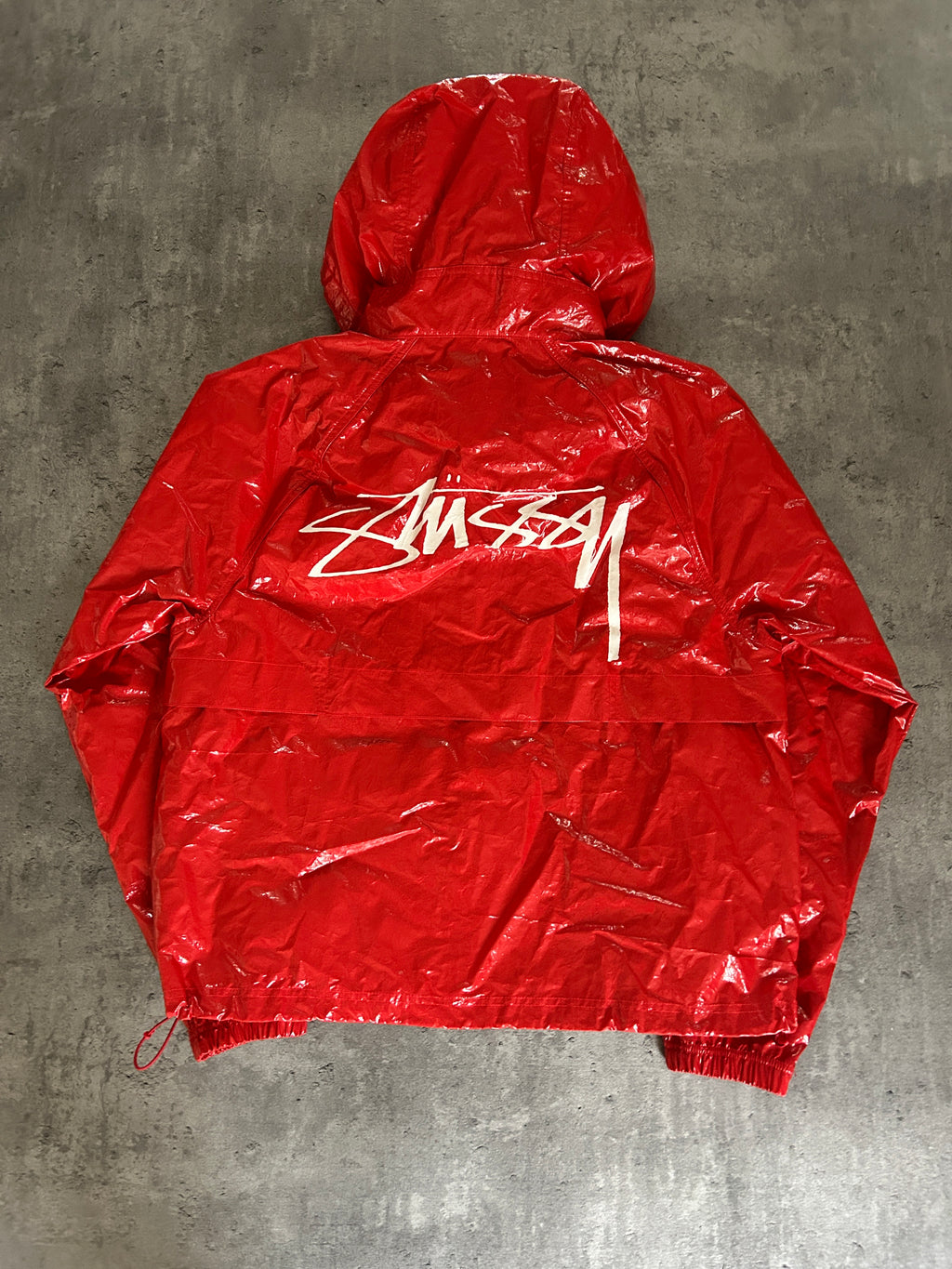 STÜSSY BEACH SHELL COATED JACKET (S)