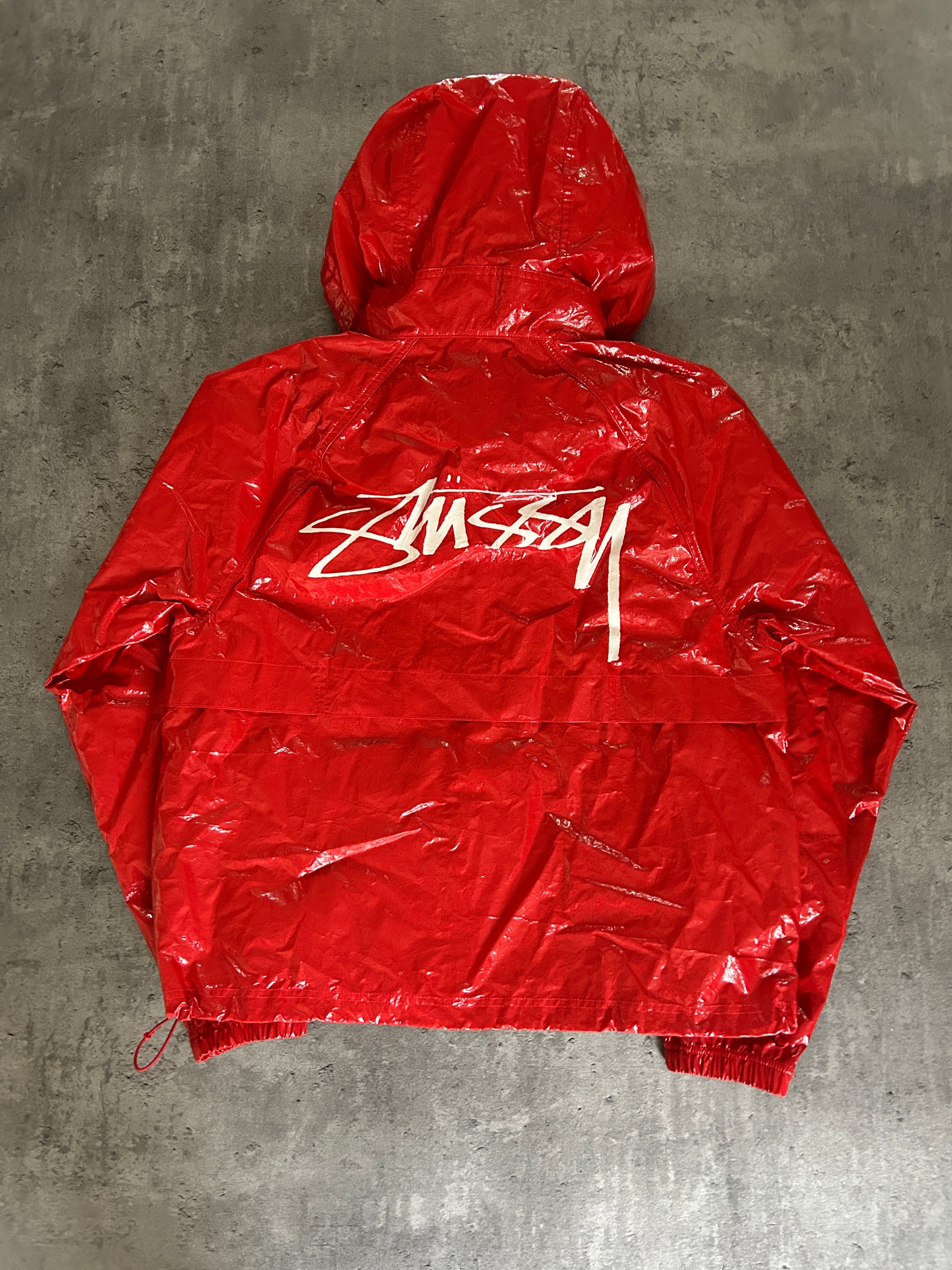 STÜSSY BEACH SHELL COATED JACKET (S)