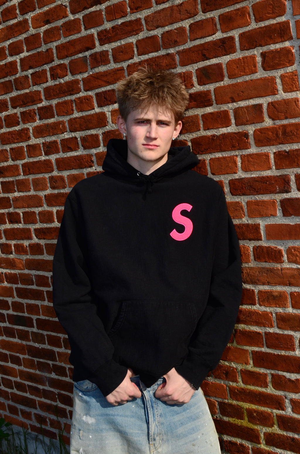 SUPREME S LOGO HOODIE (XL)