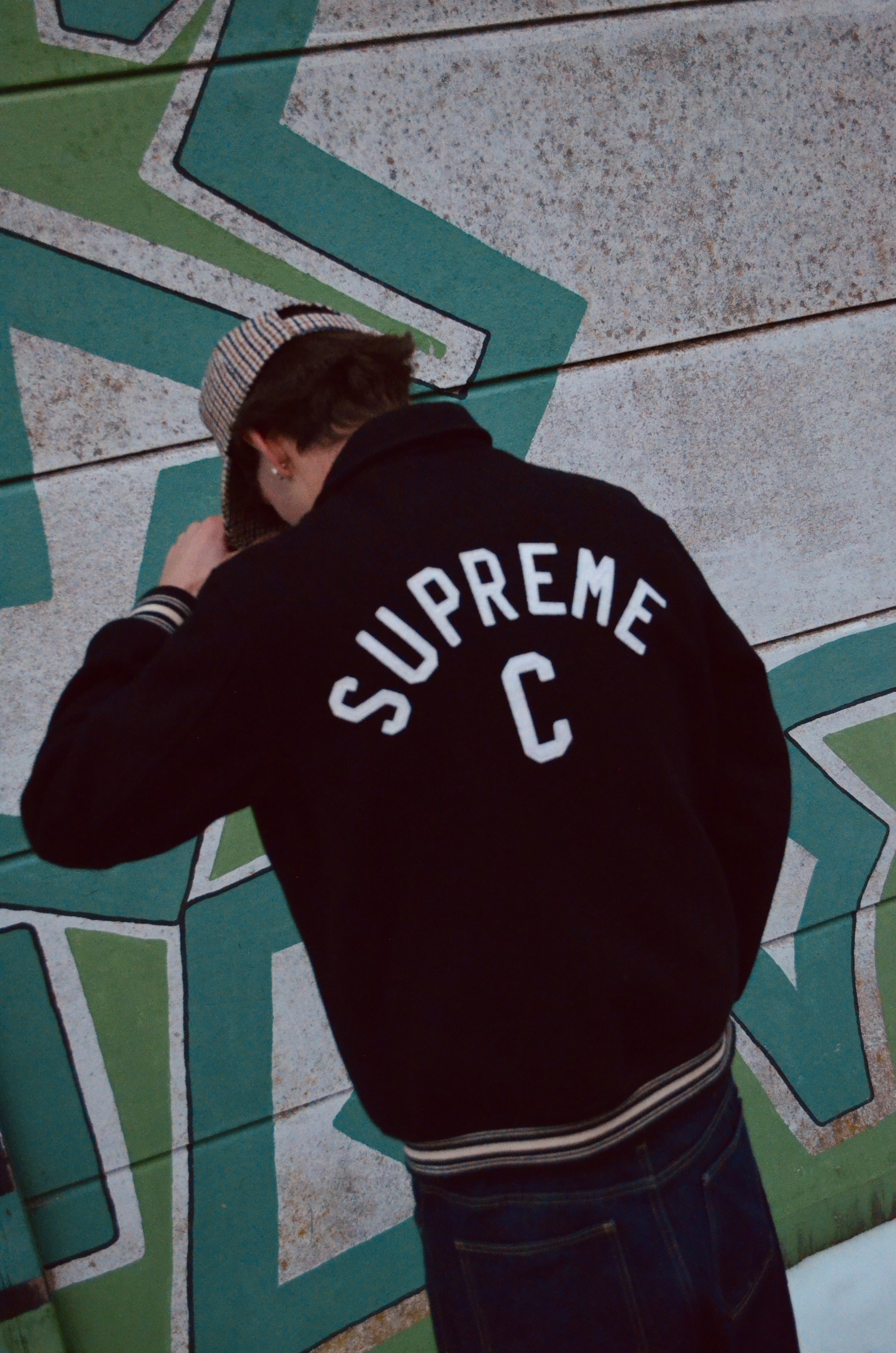 SUPREME CAPTAIN VARSITY JACKET FW13 (M) – Kicksweep