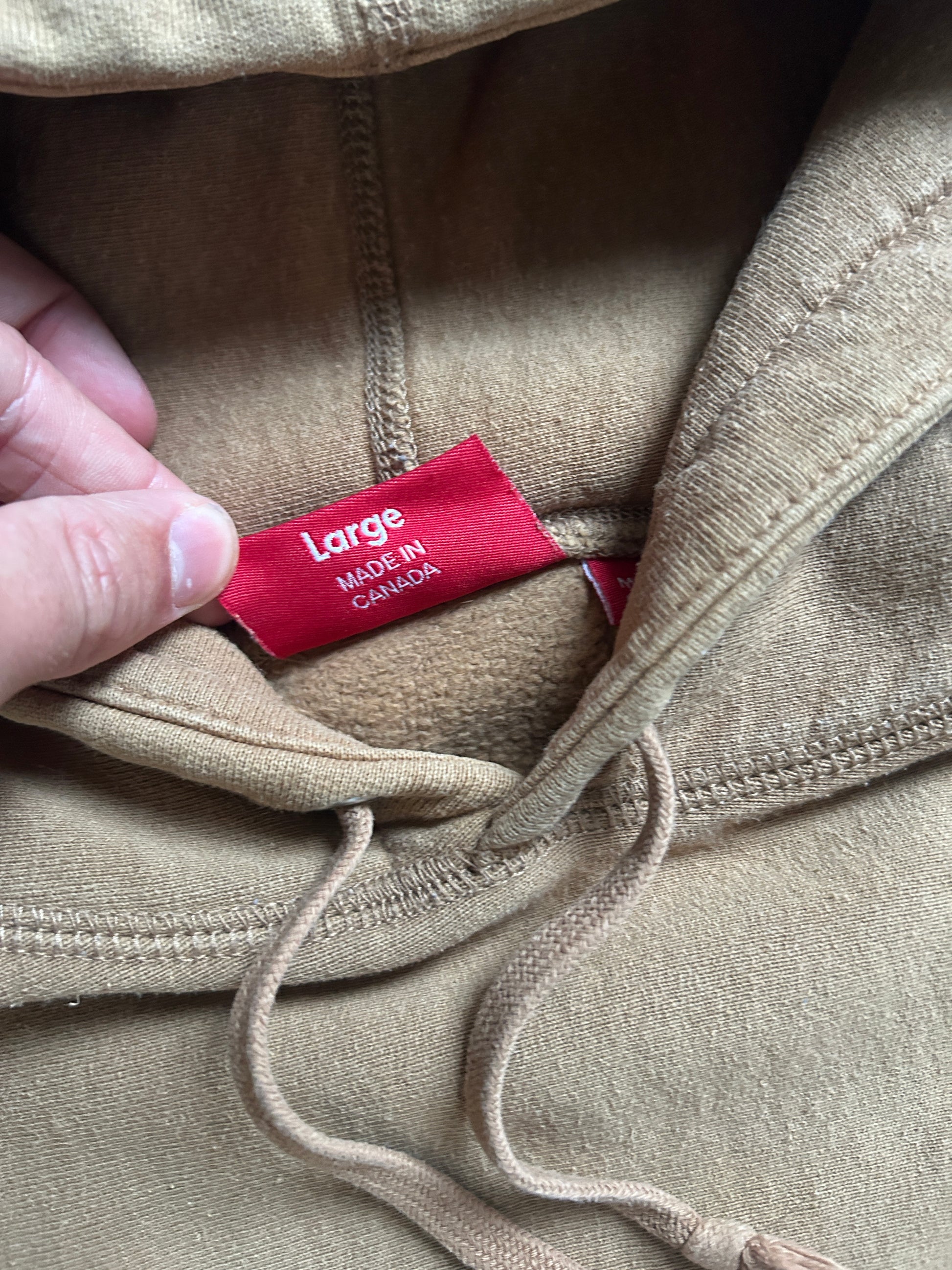 SUPREME CHENILLE HOODIE SS19 (L)