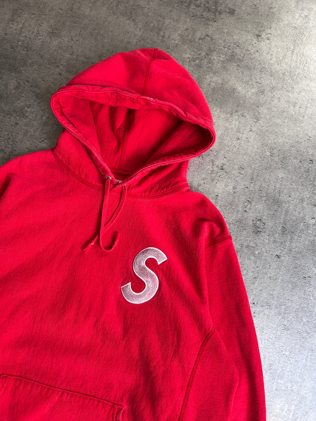 SUPREME S LOGO HOODIE (L)
