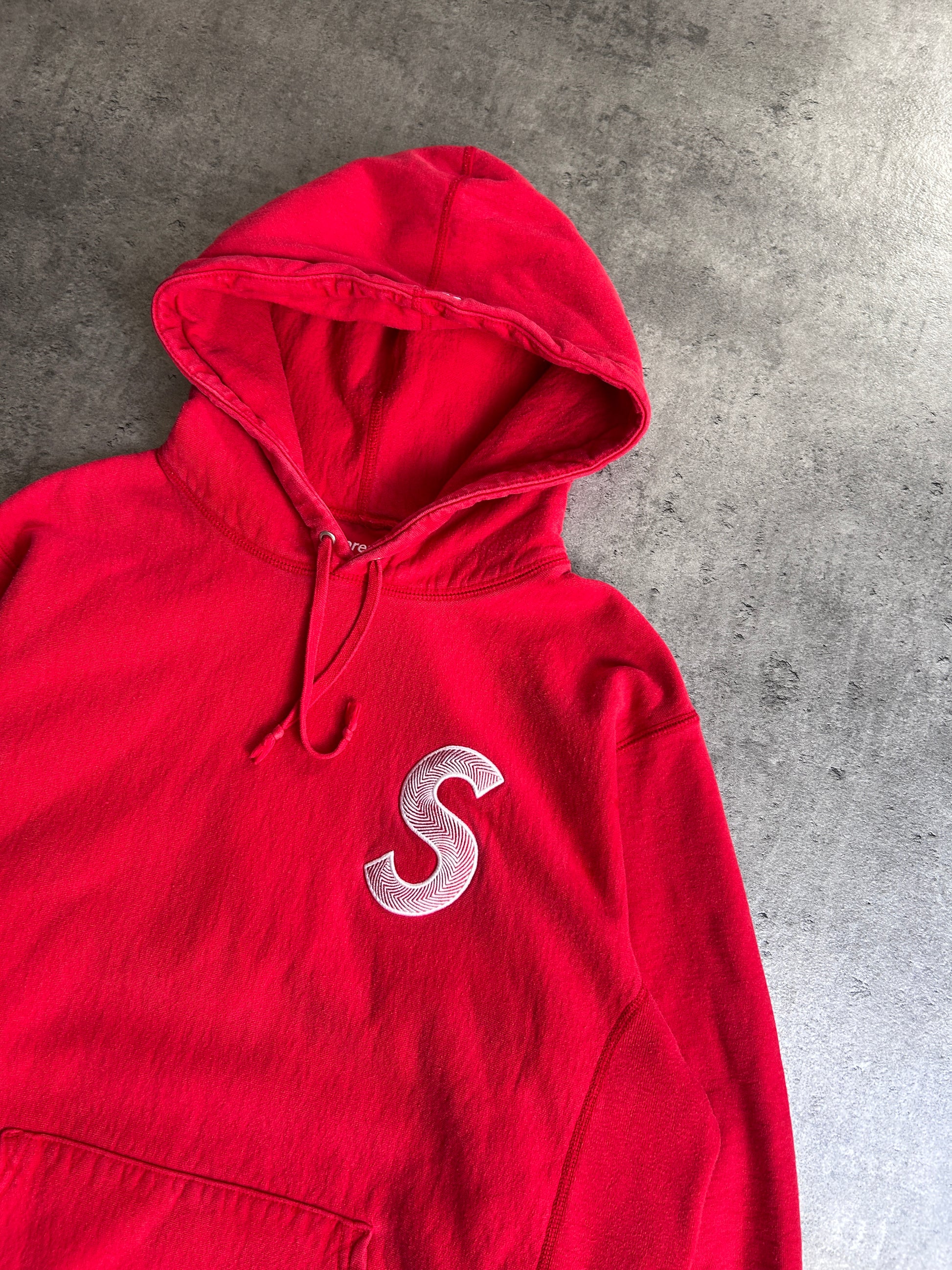 SUPREME S LOGO HOODIE (L)