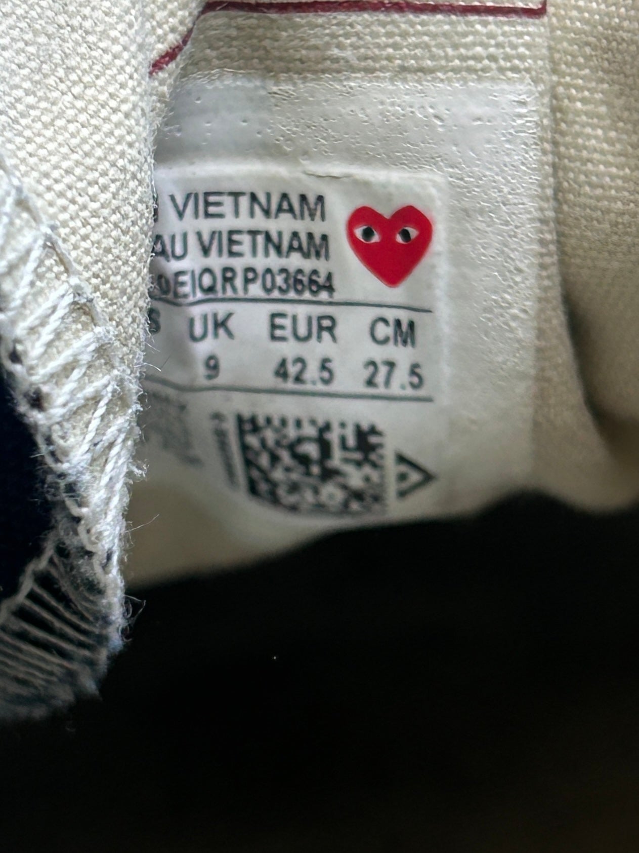 CONVERSE CHUCK 70 X CDG (42,5)