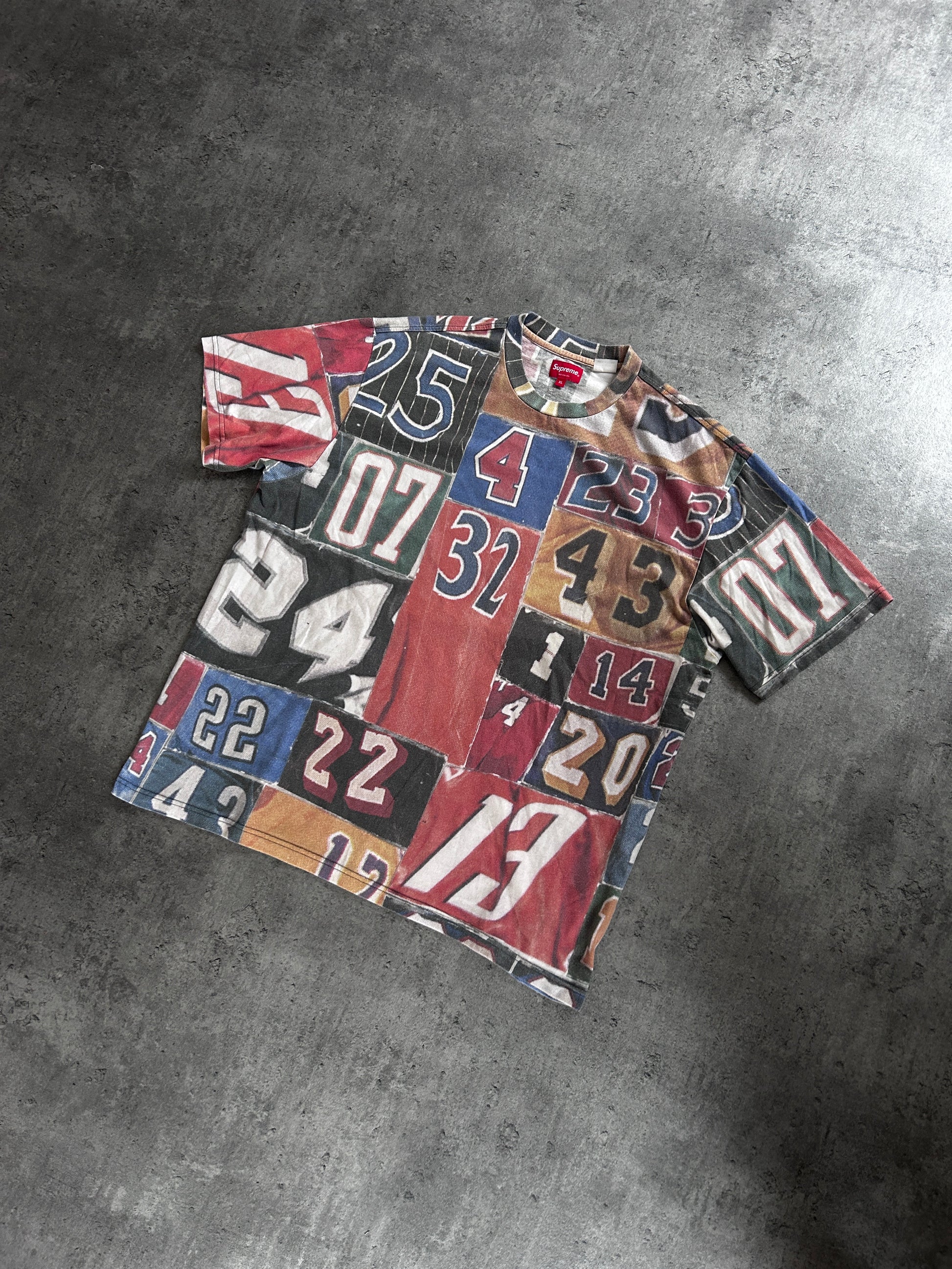 SUPREME JERSEY COLLAGE TEE SS23 (XL)