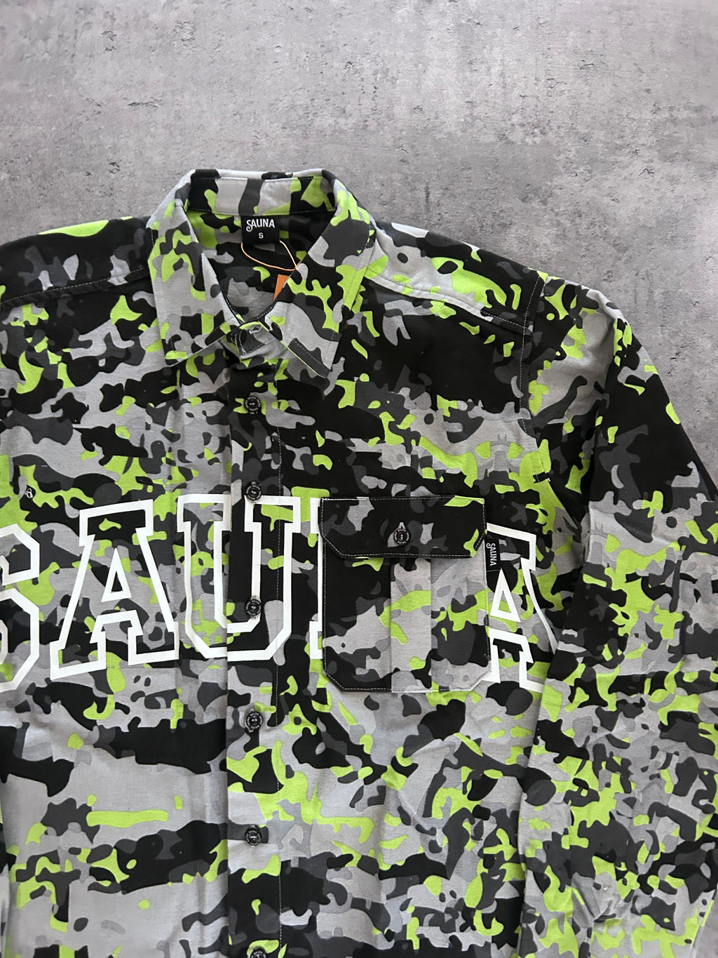 SAUNA CAMO OVERSHIRT (S)