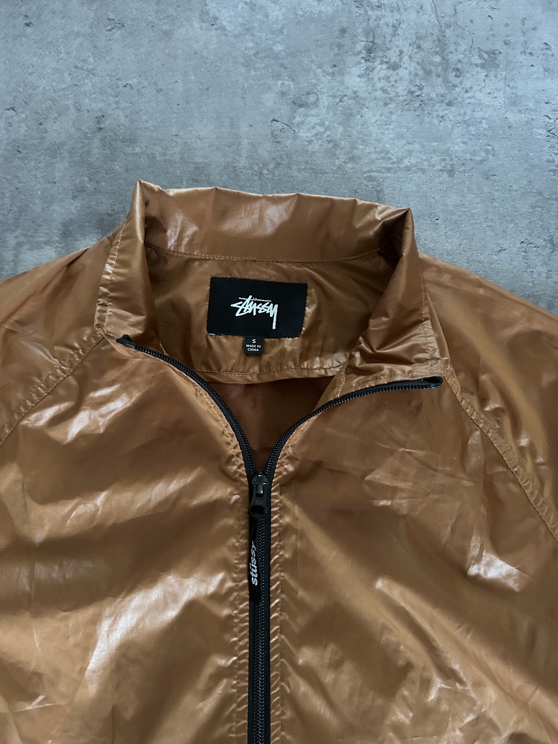 STÜSSY SHINY ZIP JACKET (S WMNS)