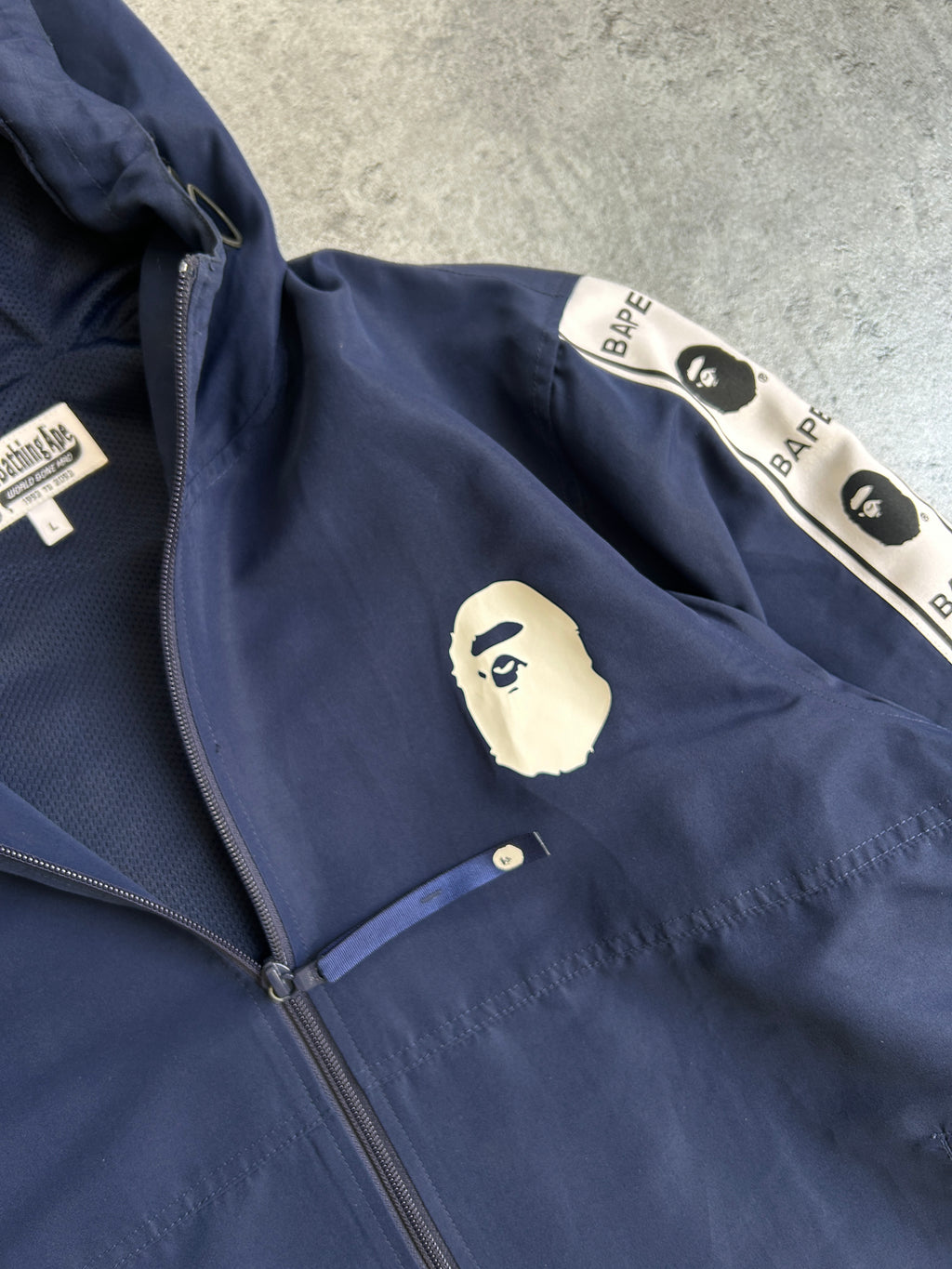 BAPE TAPE LINE TRACKJACKET (L)