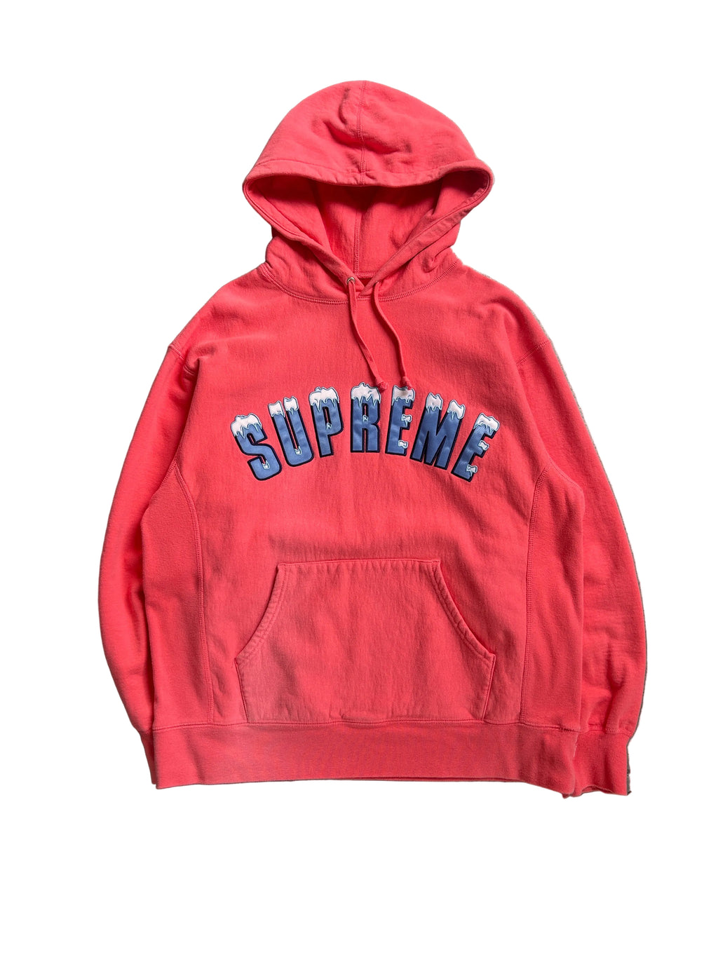 SUPREME PINK ICE ARC HOODIE (L)