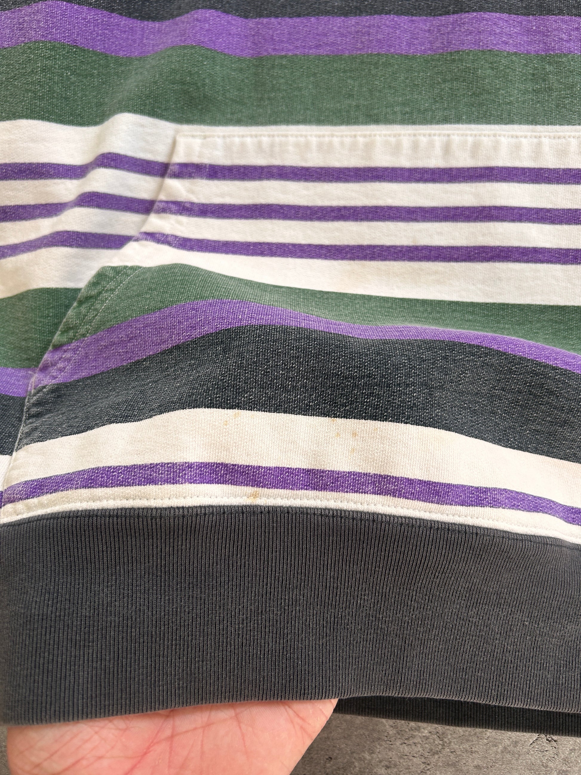 SUPREME STRIPED HOODIE “MULTICOLOR” (XL)