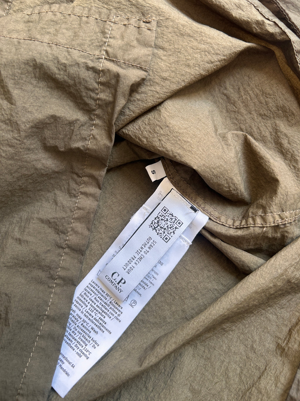 CP COMPANY OVERSHIRT “KHAKI/BROWN” (S)