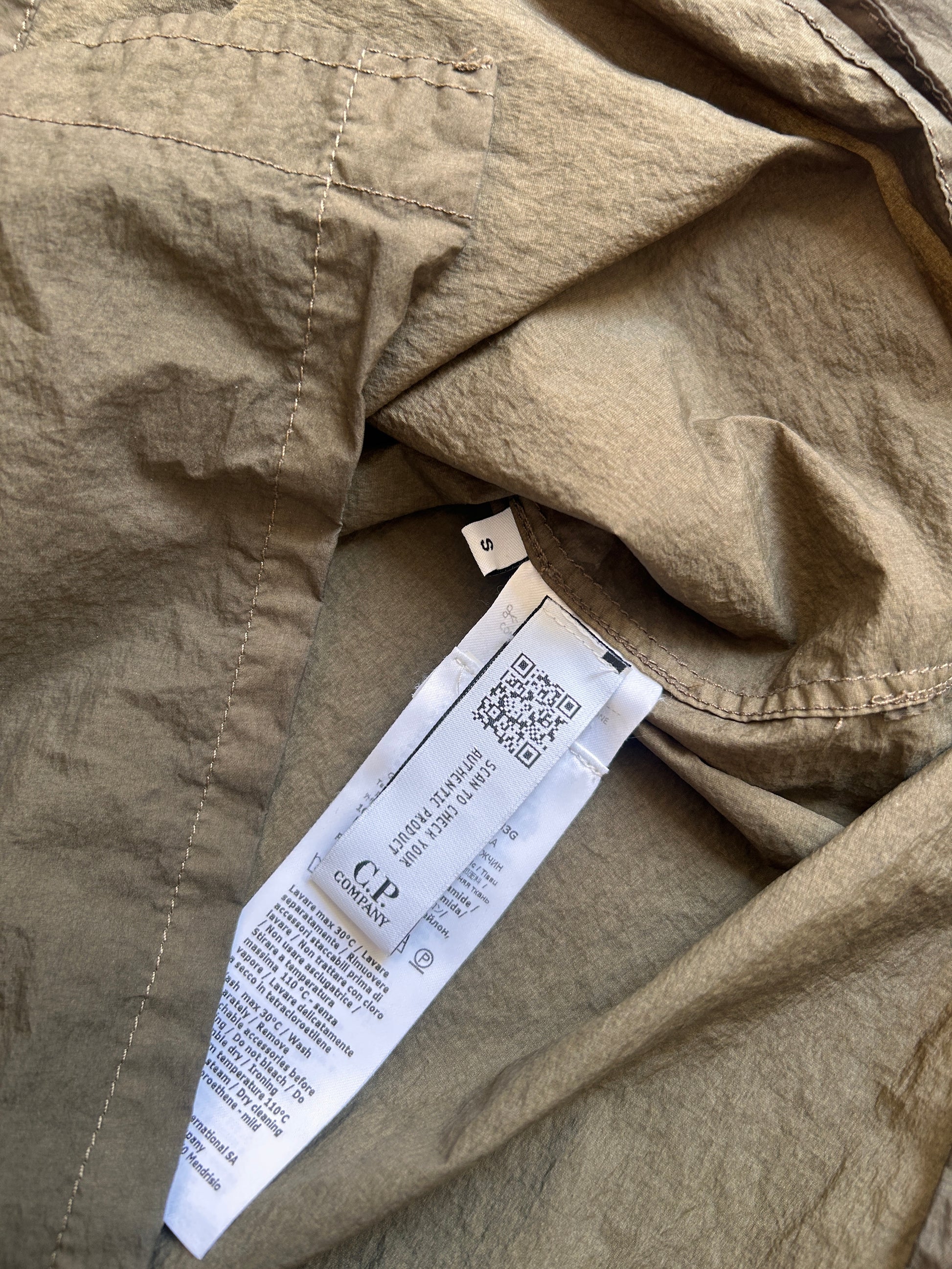CP COMPANY OVERSHIRT “KHAKI/BROWN” (S)