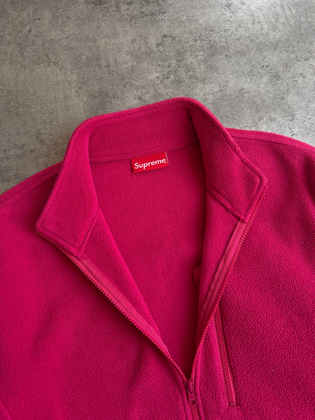 SUPREME POLARTEC HALF ZIP PULLOVER (M)
