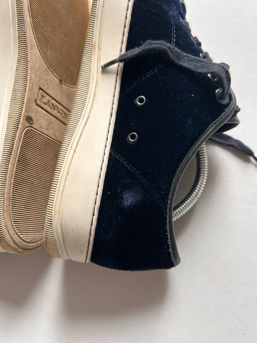 LANVIN DB11 NAVY SUEDE (44/44,5EU)