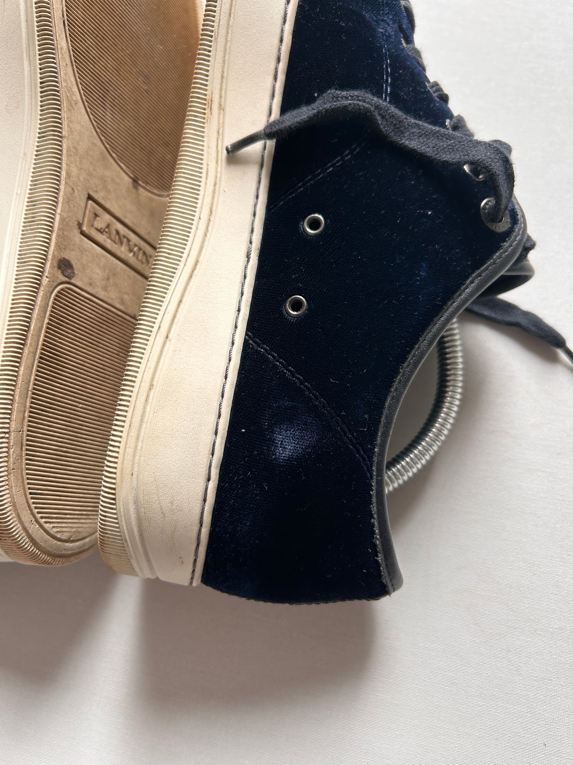 LANVIN DB11 NAVY SUEDE (44/44,5EU)