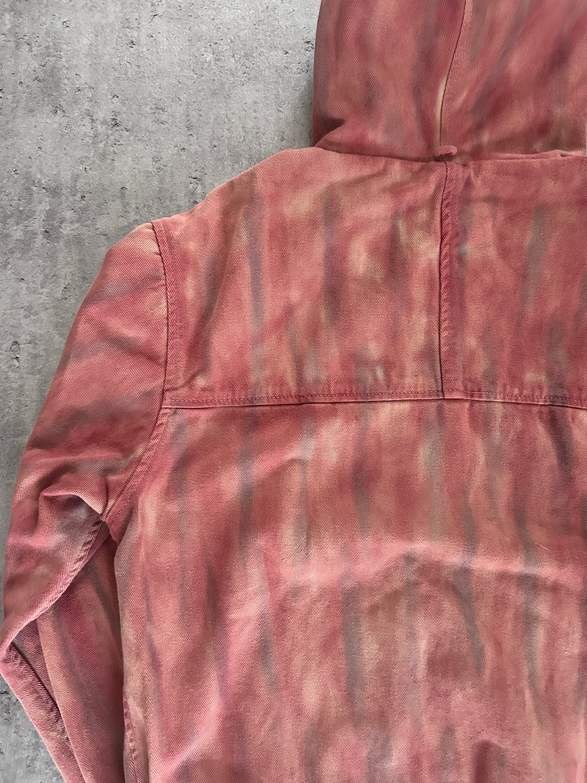 STUSSY TIE DYE WORKWEAR JACKET (M)