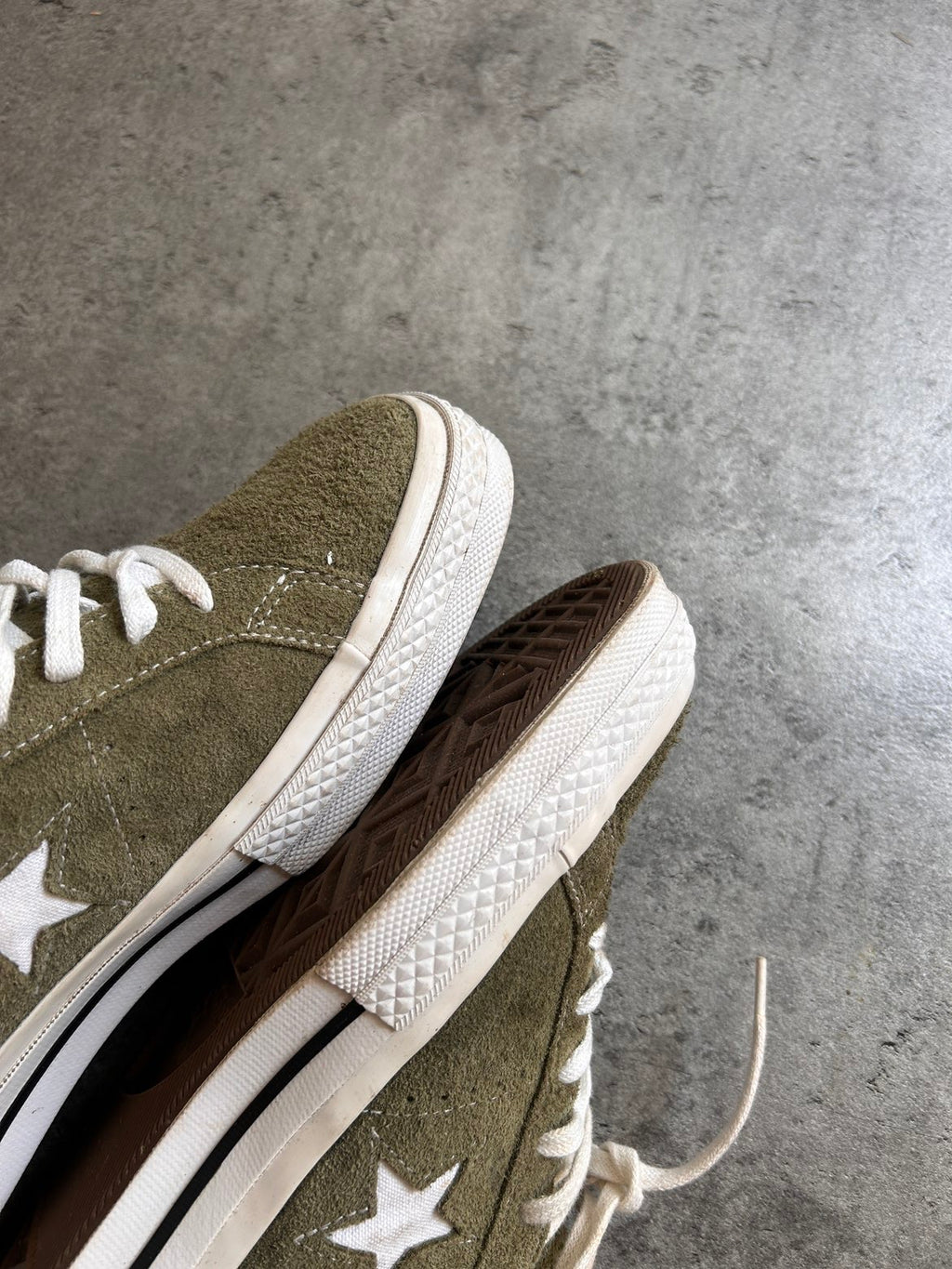 CONVERSE ONE STAR “OLIVE SUEDE” 44/44.5