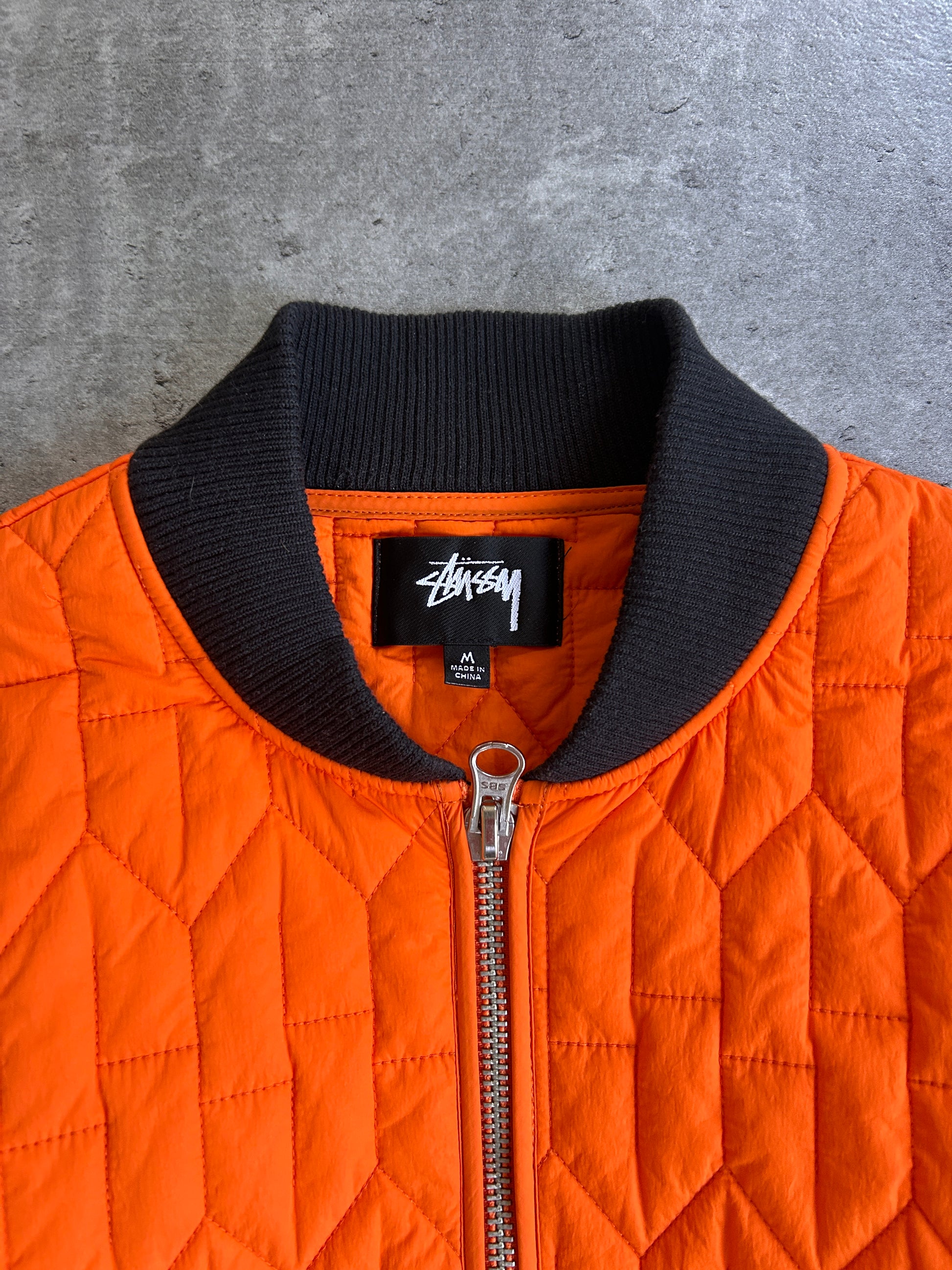 STUSSY S QUILTED LINER JACKET (M)