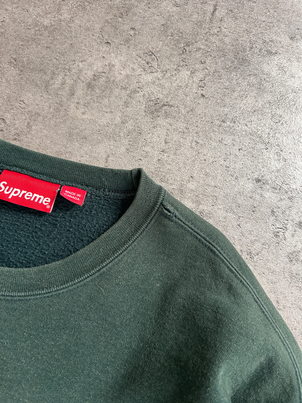 SUPREME BOGO CREWNECK “DARK PINE” (L)