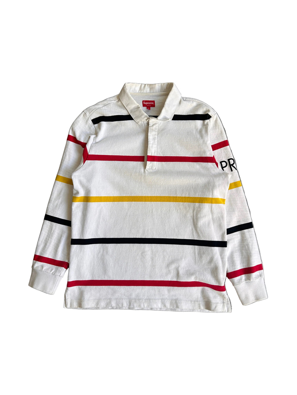 SUPREME STRIPED RUGBY POLO (L)