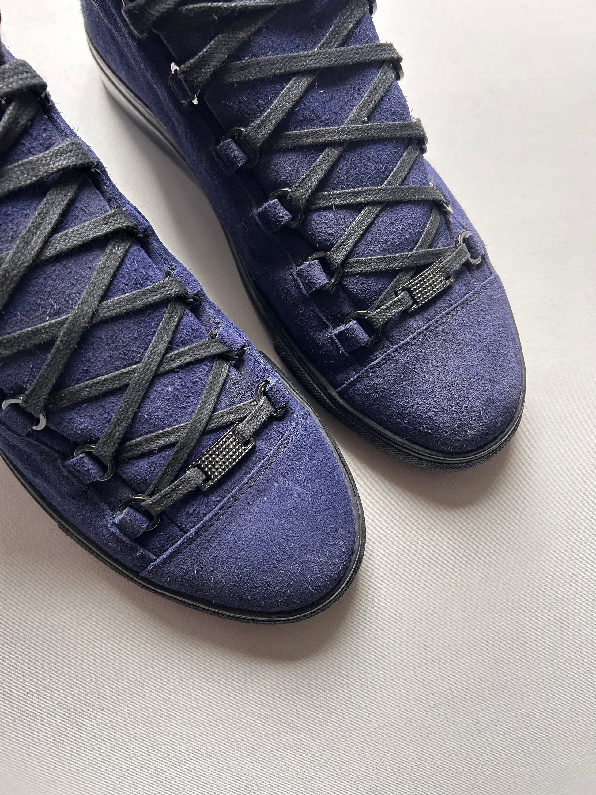 BALENCIAGA ARENA HIGH “BLUE SUEDE” 45EU