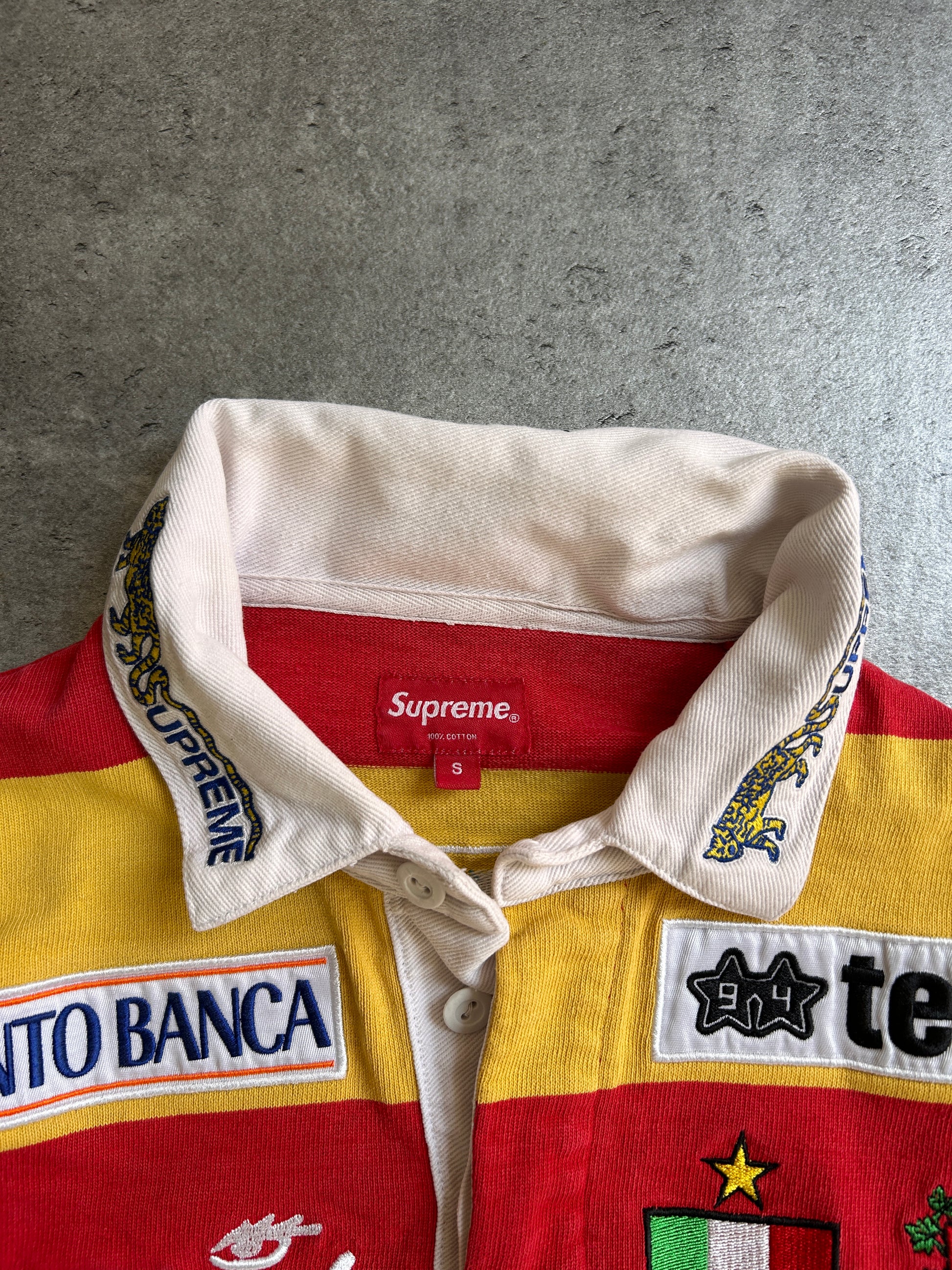 SUPREME STRIPE RUGBY POLO (S)