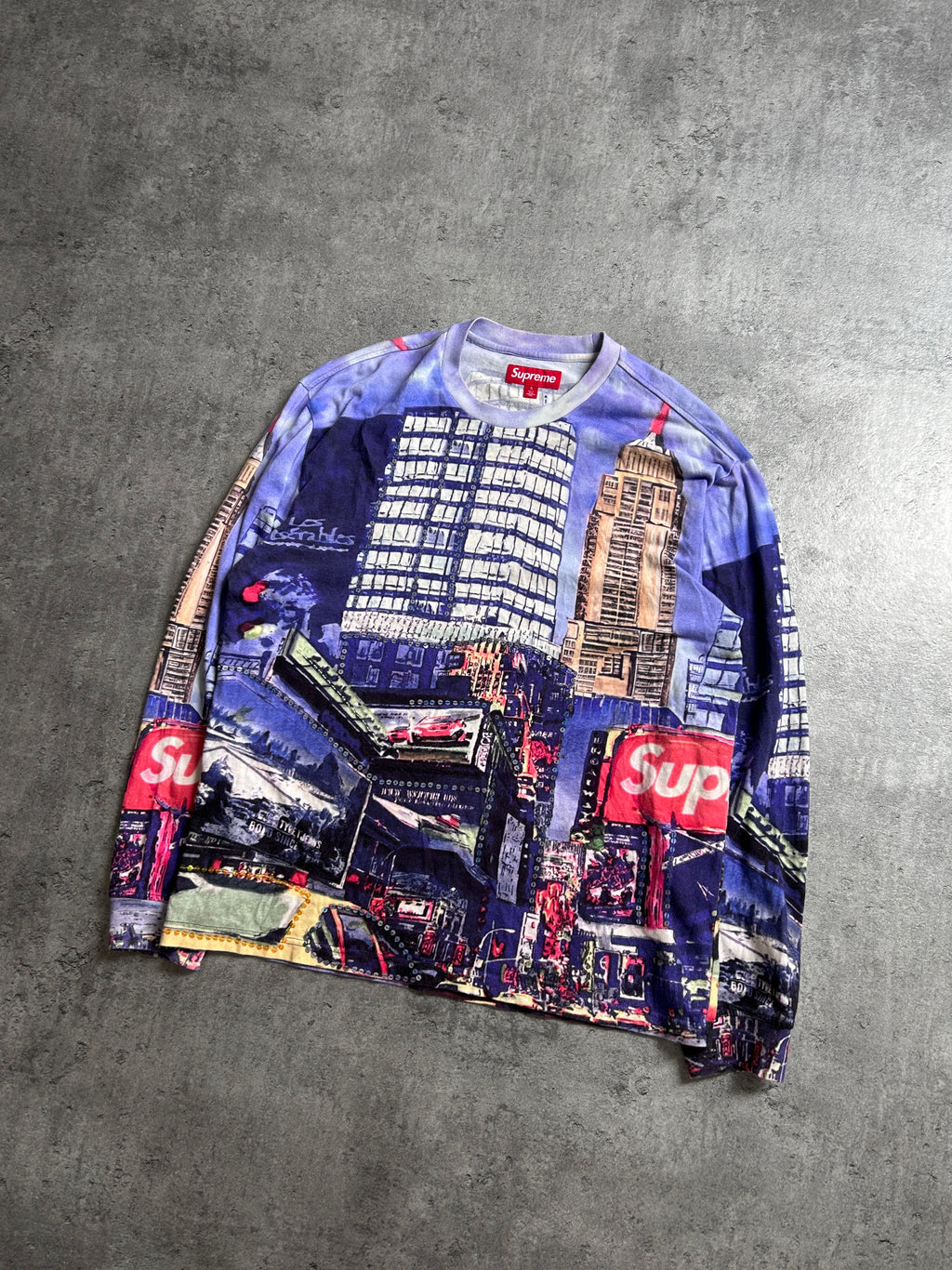 SUPREME SKYLINE SEQUIN LONGSLEEVE (M)