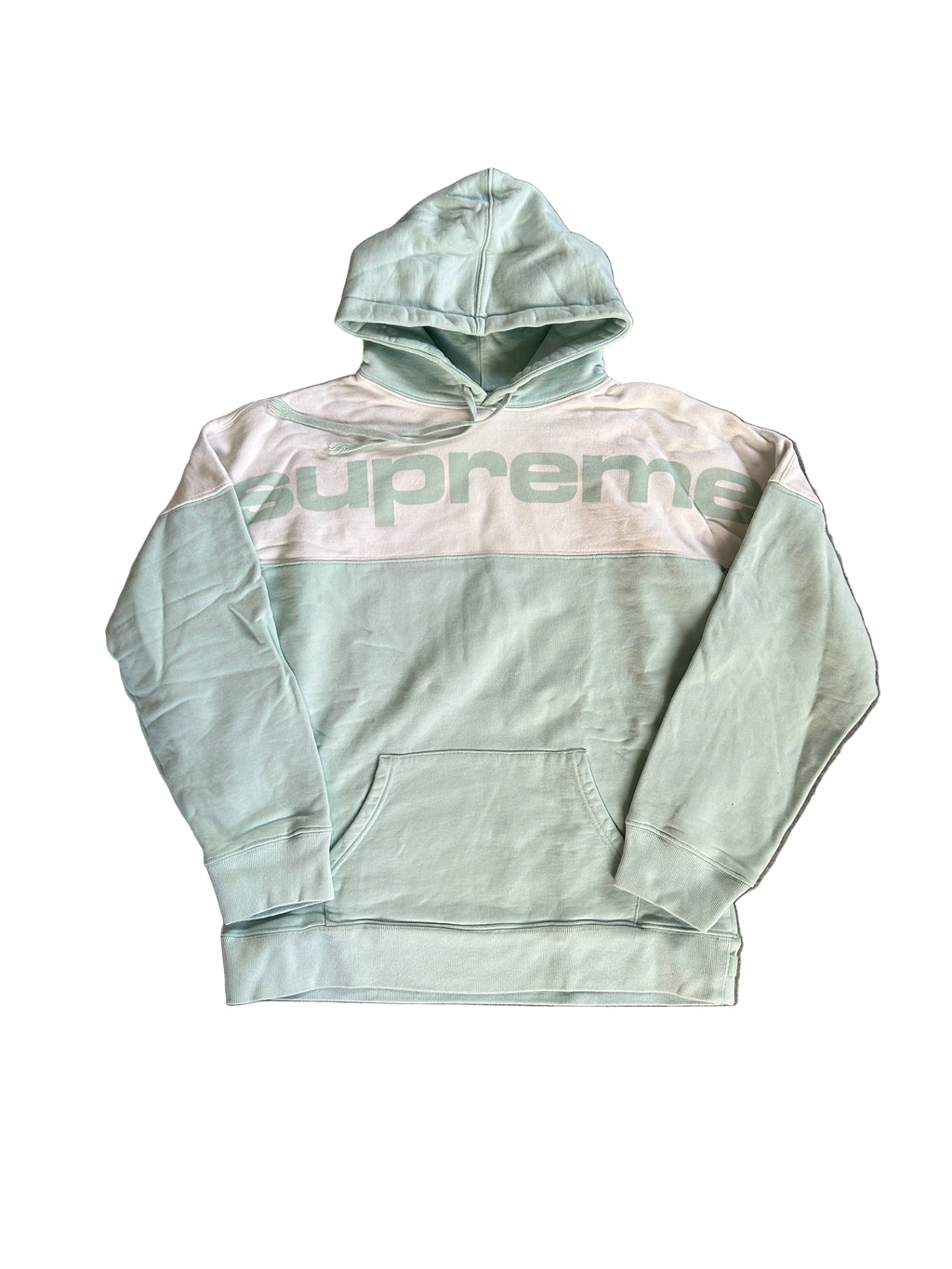 SUPREME BLOCKED HOODIE FW17 (L)