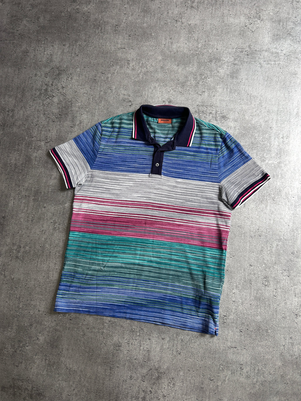 MISSONI STRIPE POLO (L)
