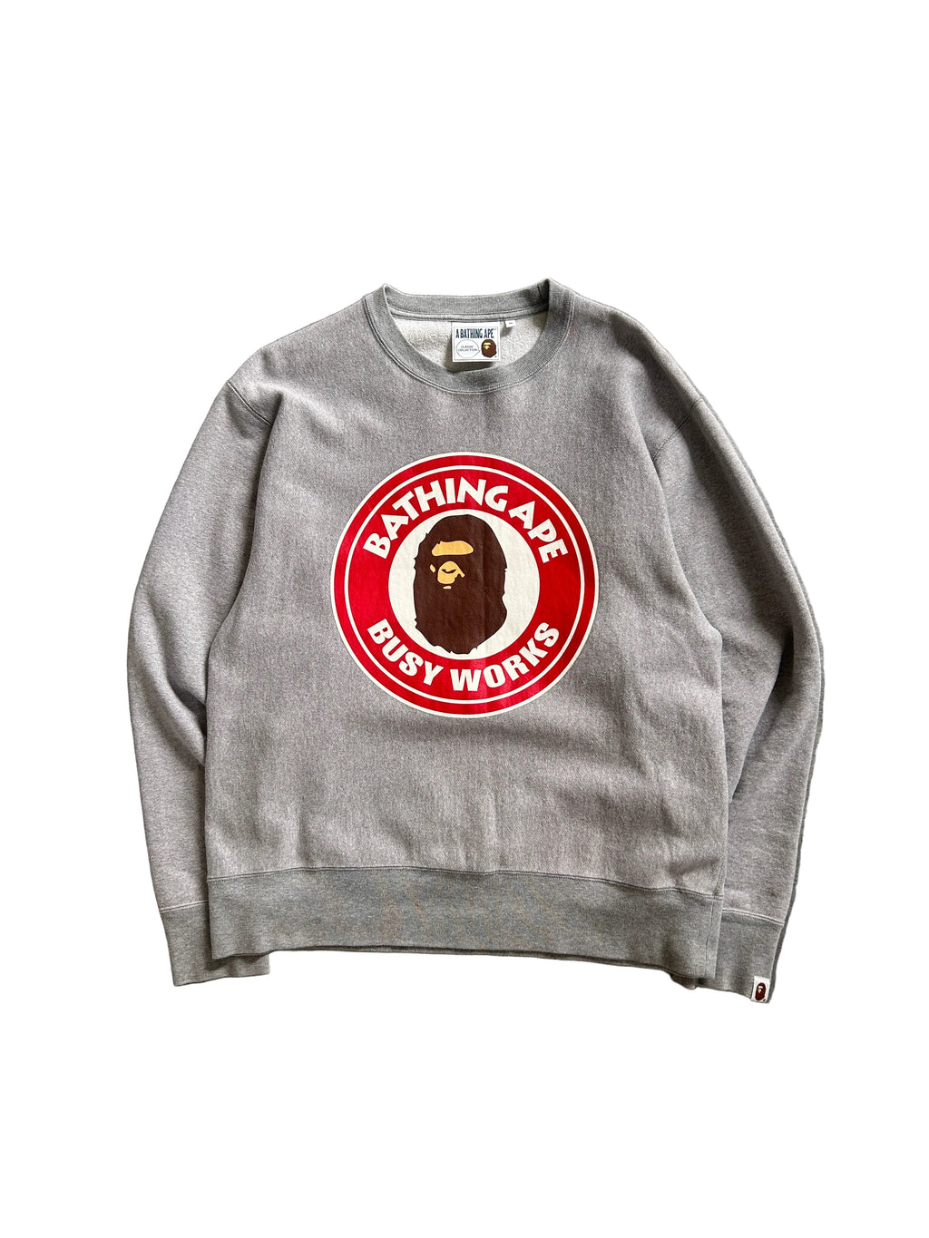 BAPE CLASSIC BUSY WORKS CREWNECK (M)