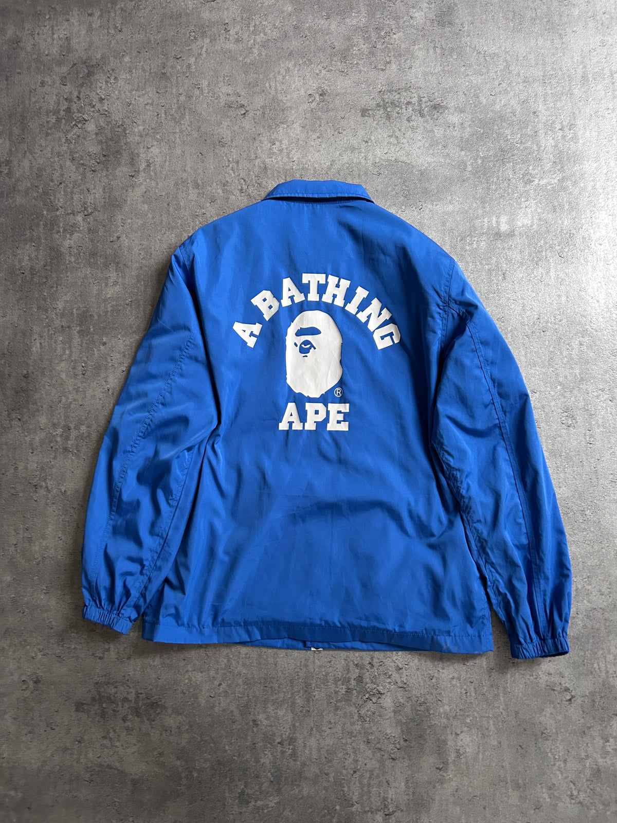 A BATHING APE COACH JACKET “BLUE” (L)