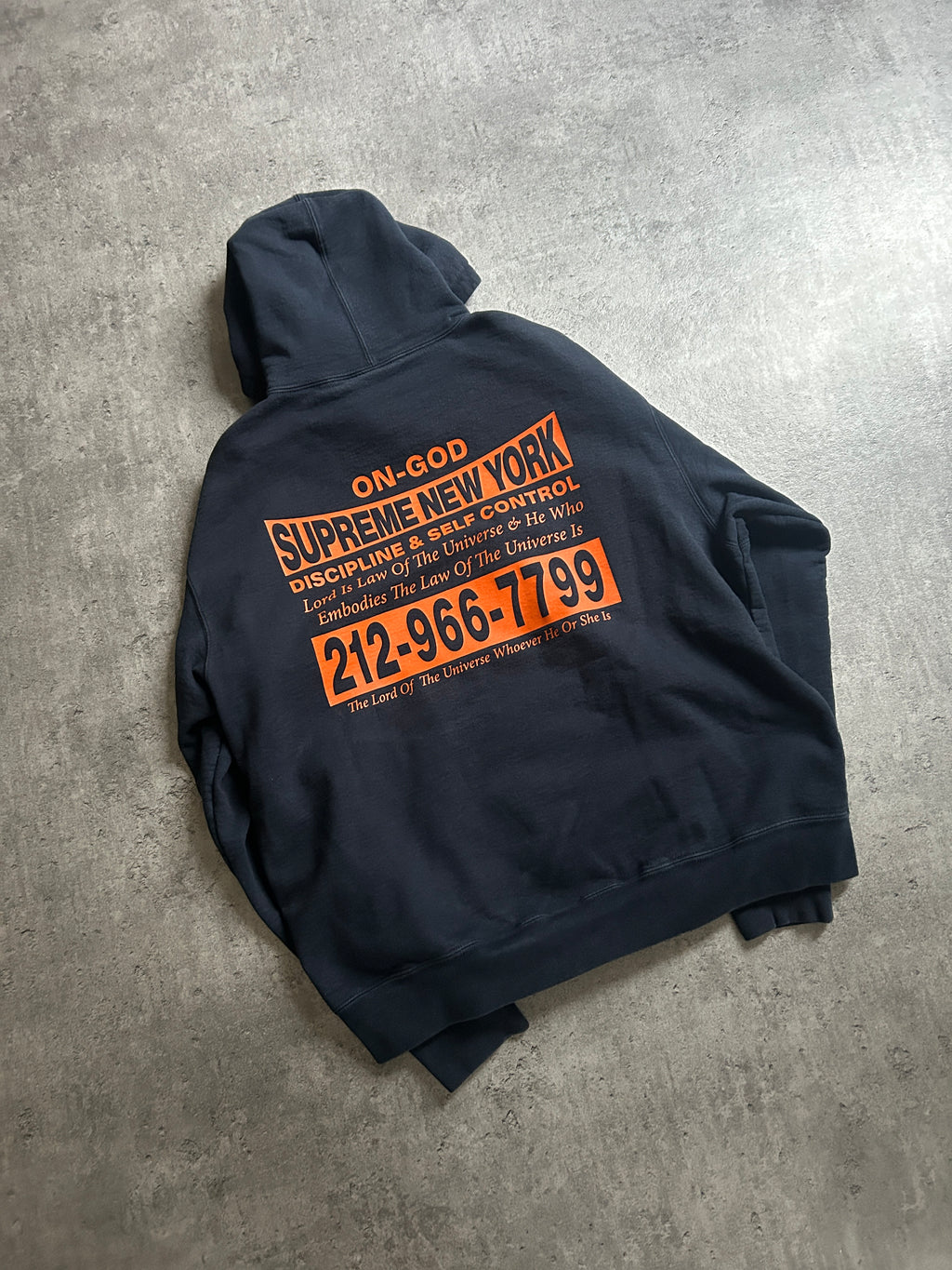 SUPREME ON GOD HOODIE FW24 (XL)