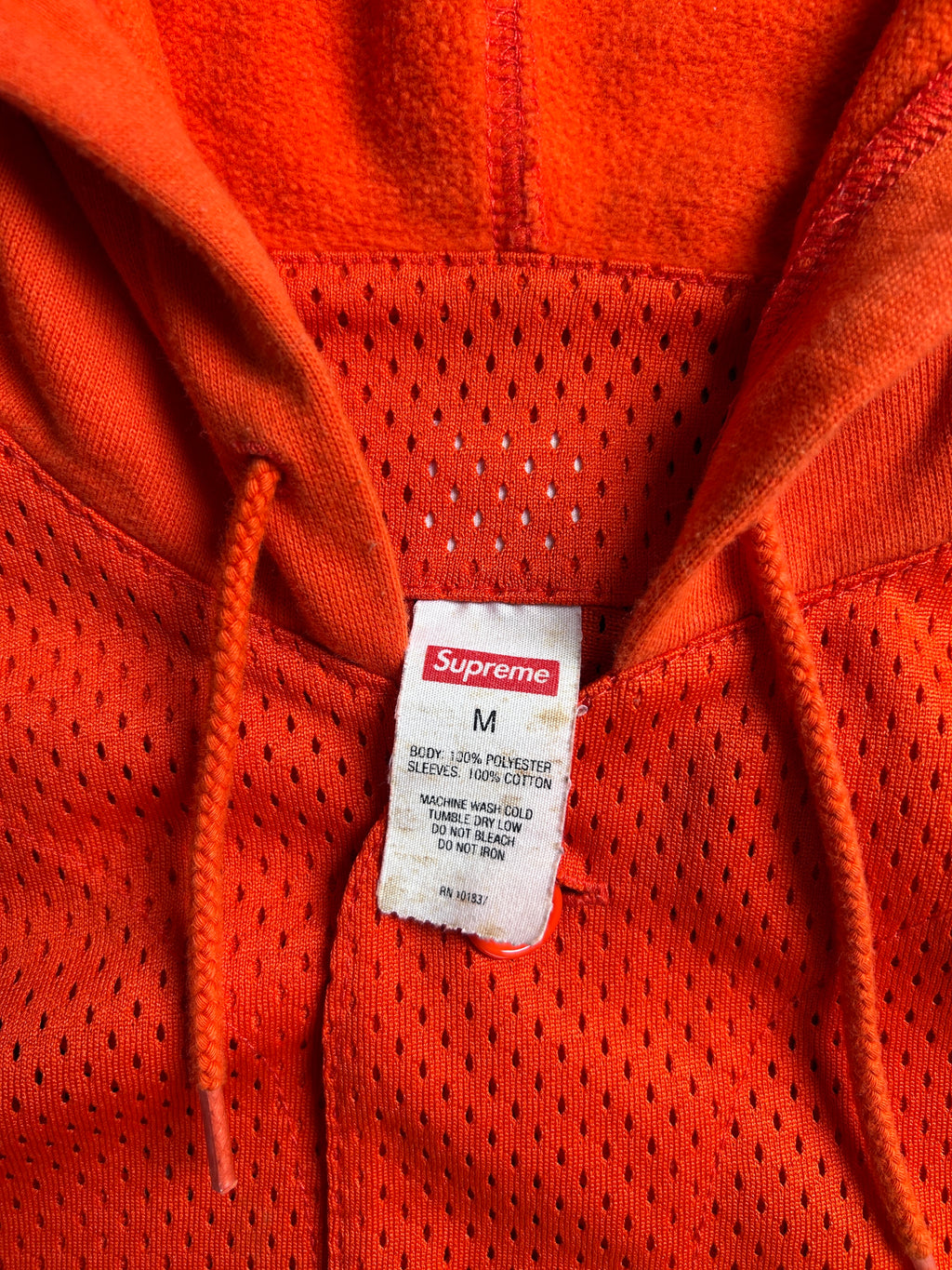 SUPREME MESH HOODIE JERSEY (M)