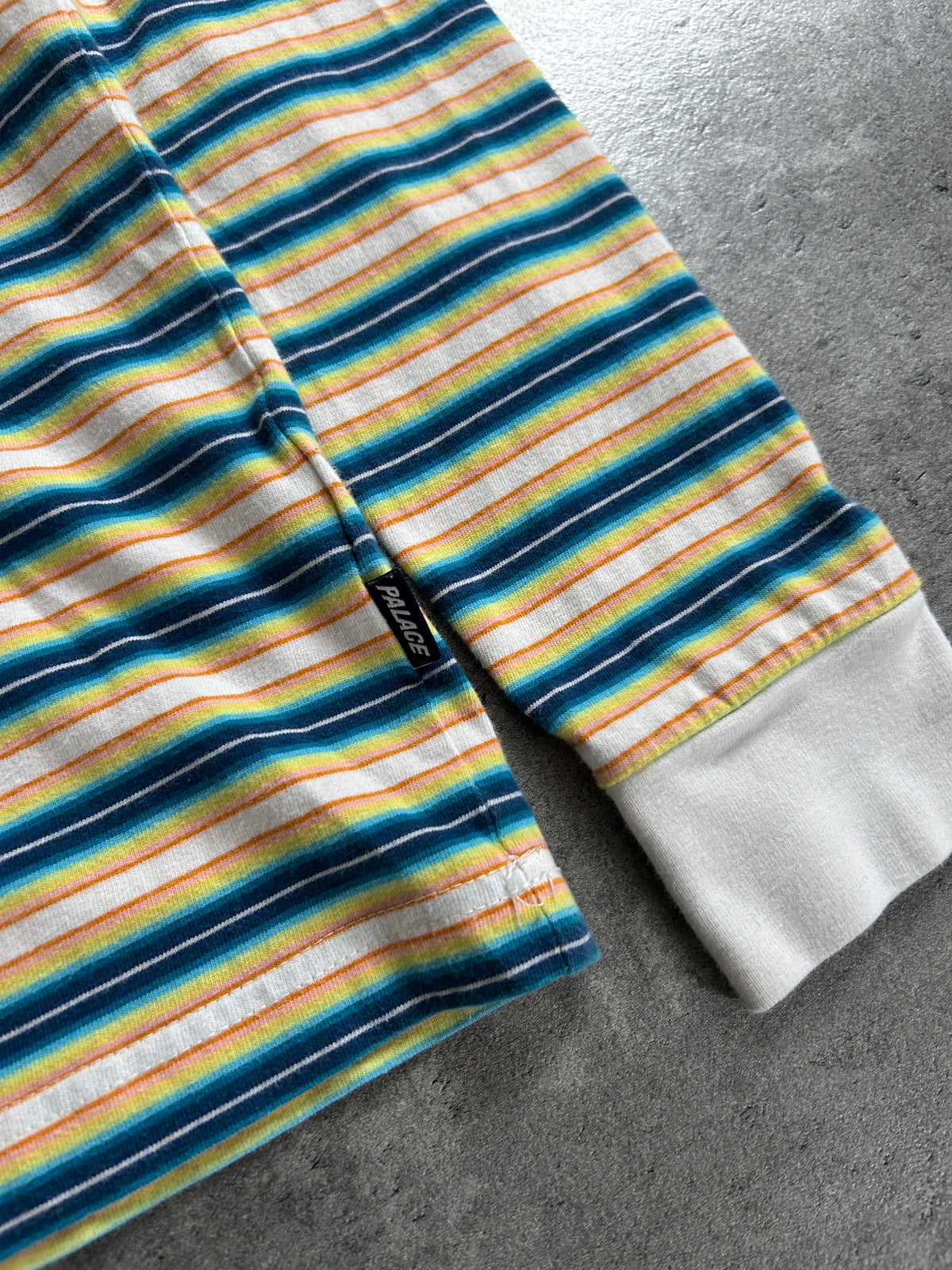 PALACE NEON STRIPE LONGSLEEVE (XS)