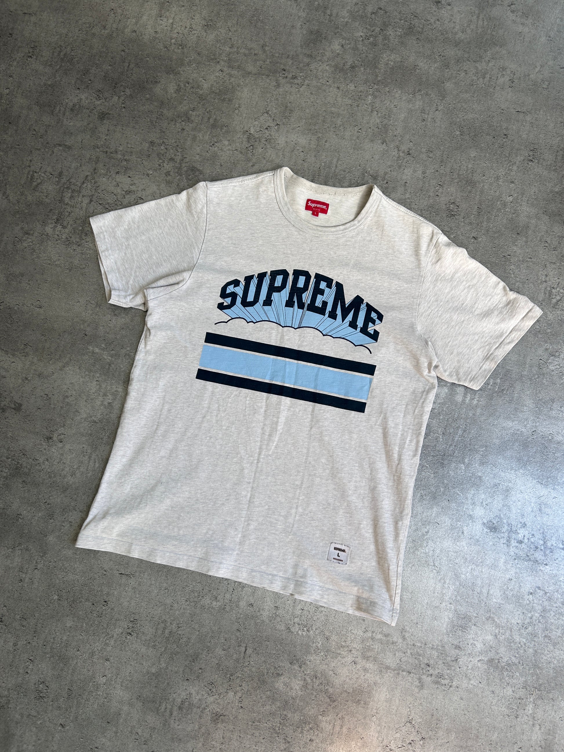 SUPREME CLOUDS TEE “GREY” (L)