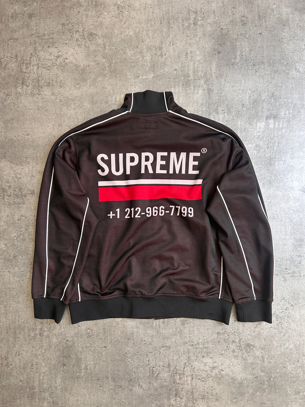 SUPREME PHONE NUMBER TRACKJACKET (L)